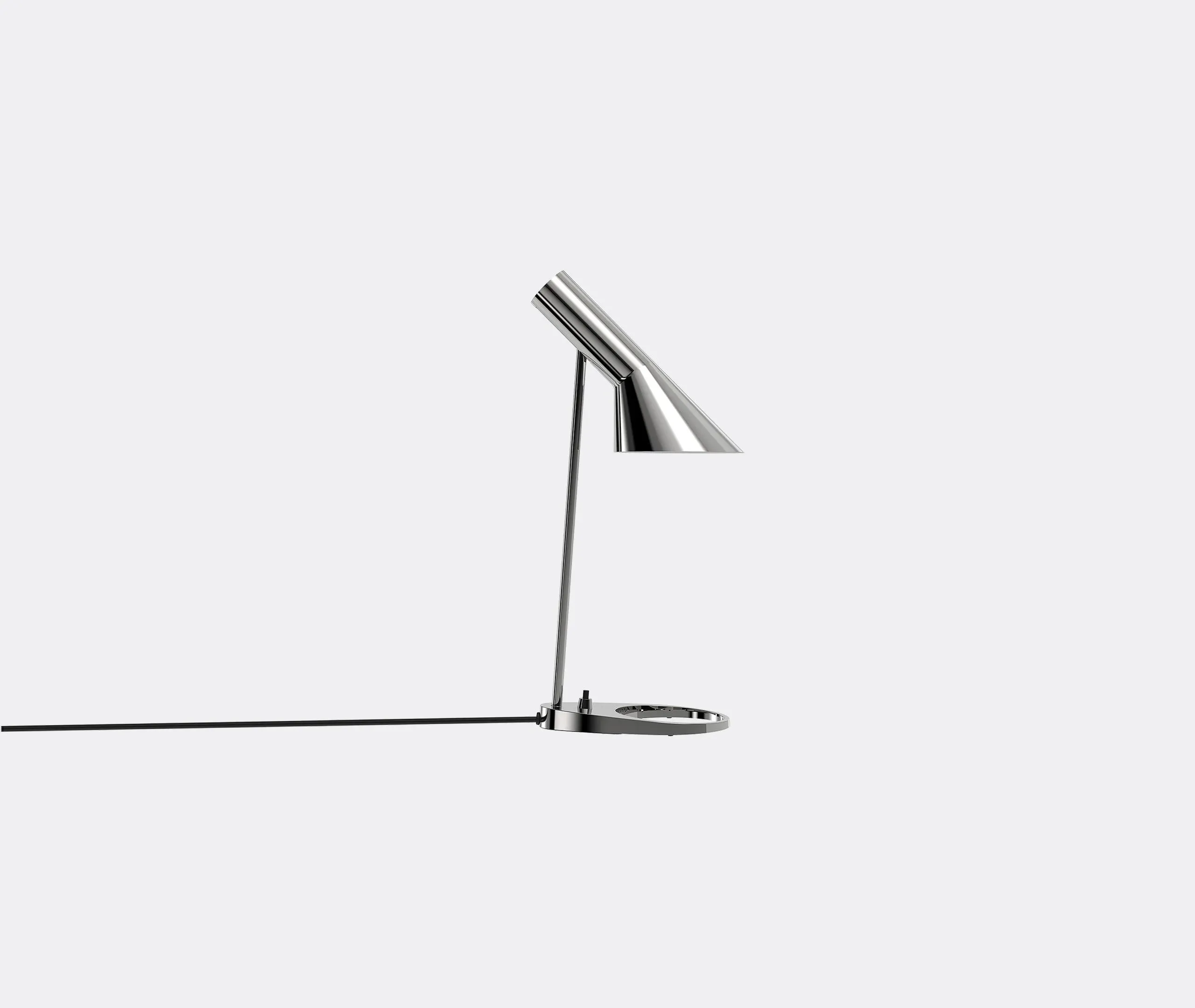 Mini Table Lamp with Tilt - Steel, Polished image