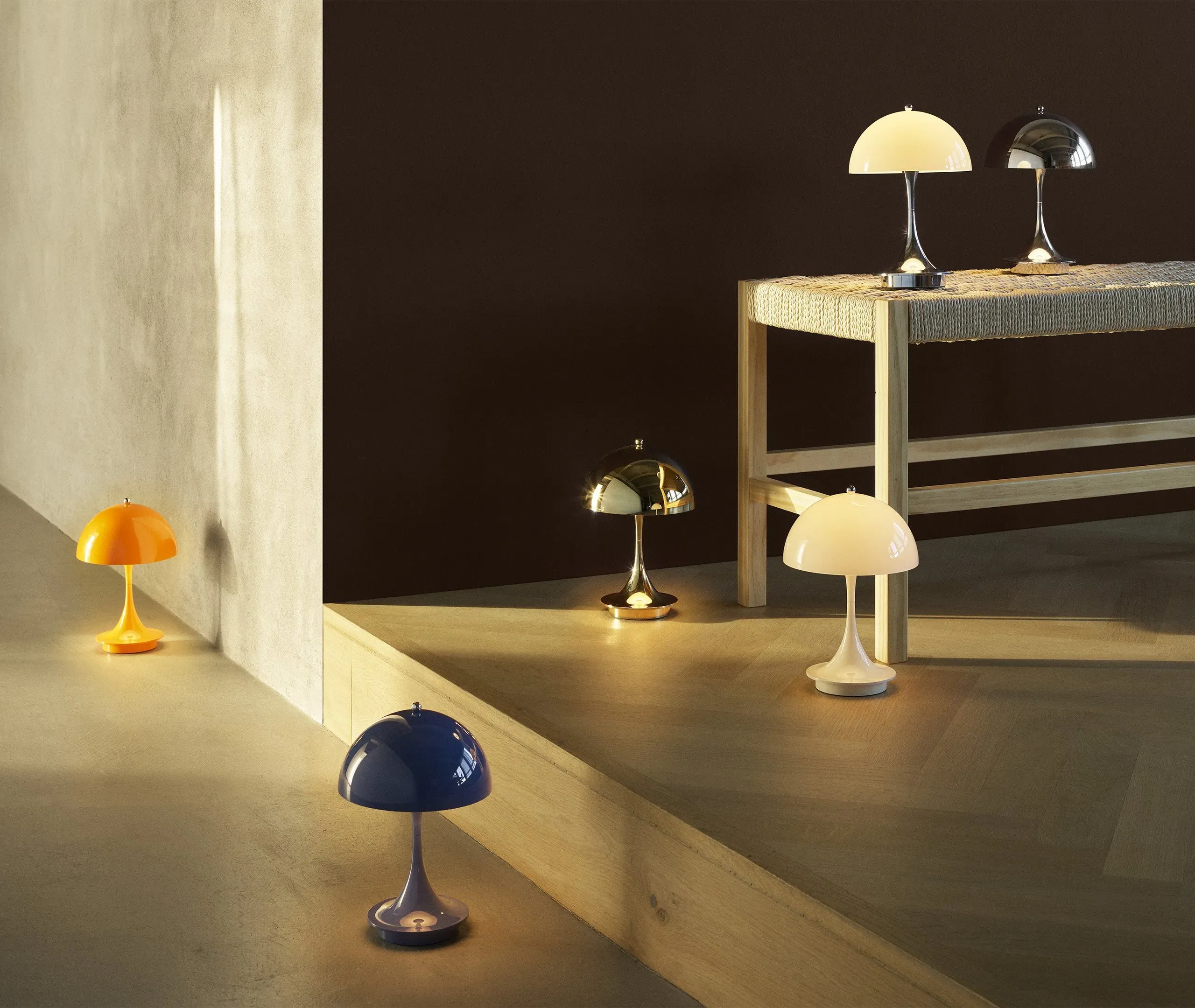 Panthella 160 V3 LED Portable Lamp - Orange