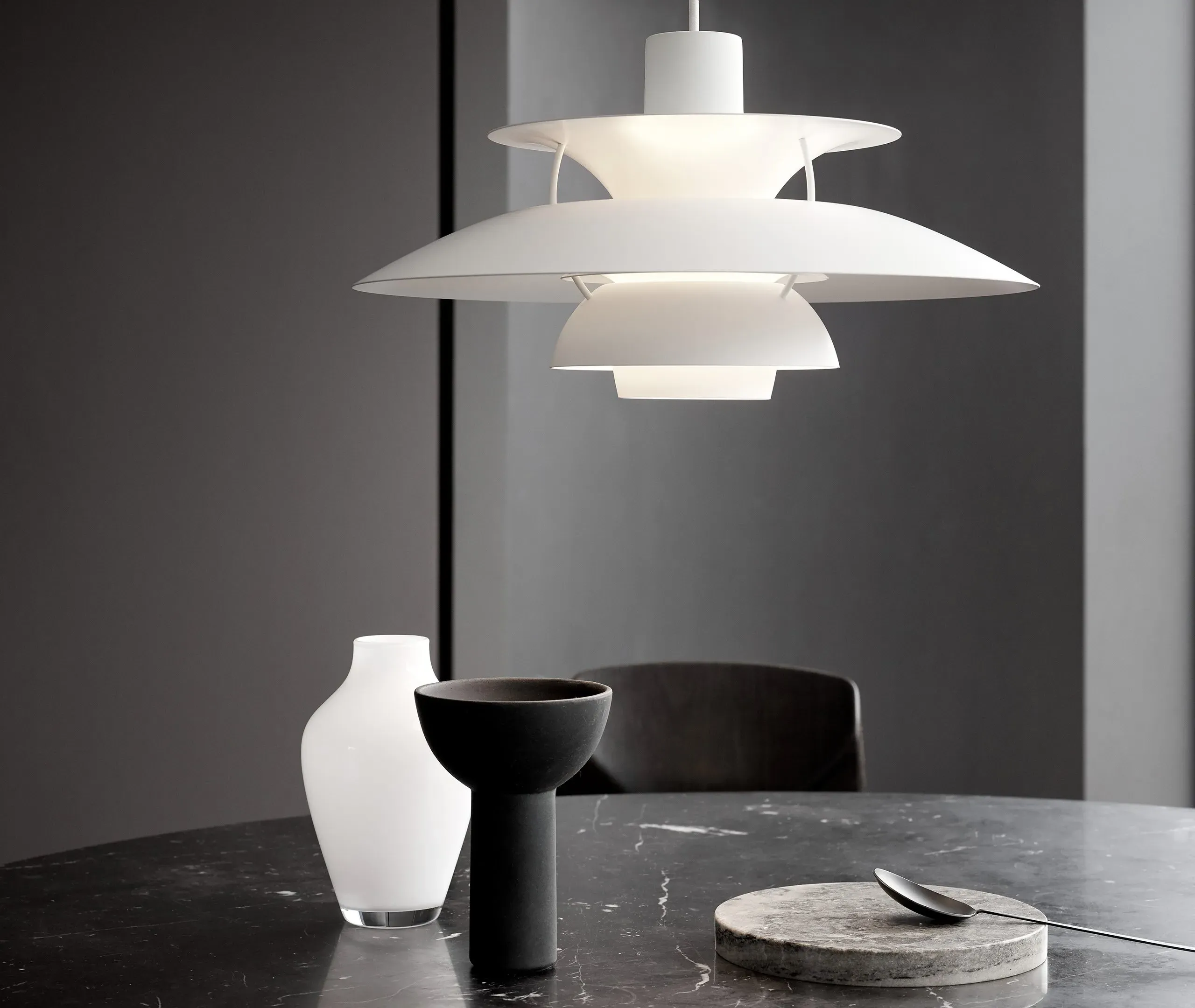 PH 5 Pendant Light - White, Metal