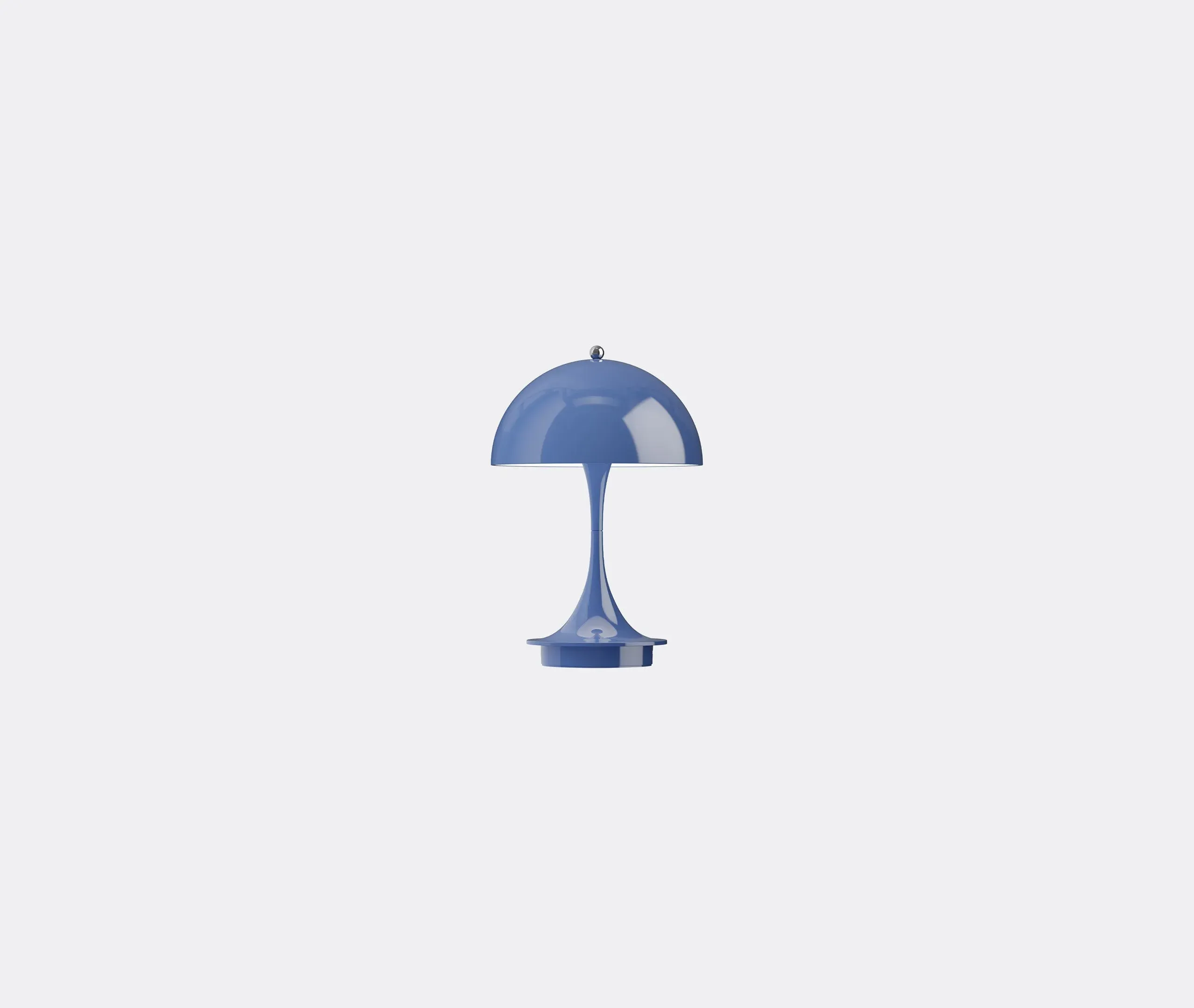 Portable LED Table Lamp with Touch Control - Indigo