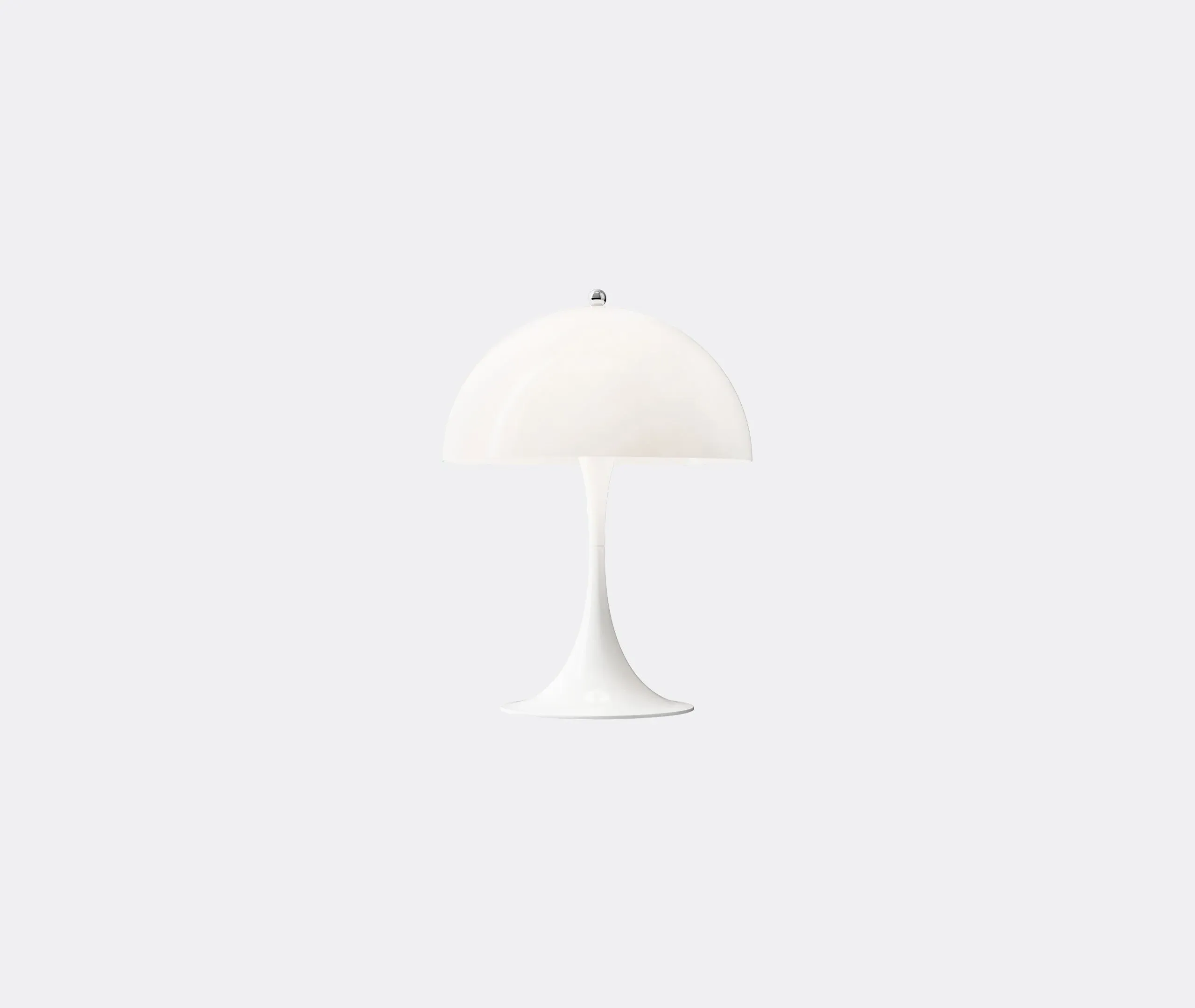Table Lamp with EU Plug - White Opal
