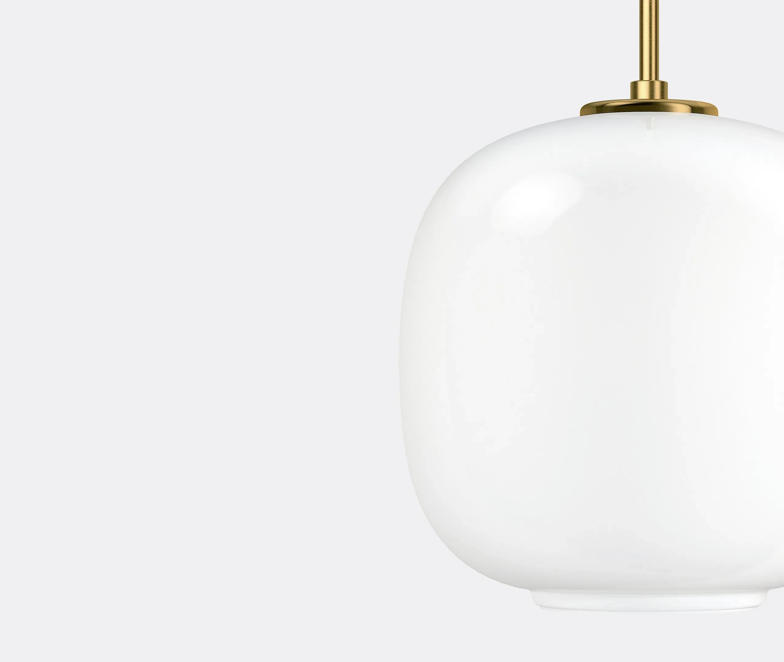 VL45 Radiohus Pendant Lamp US Plug - Brass, Glass