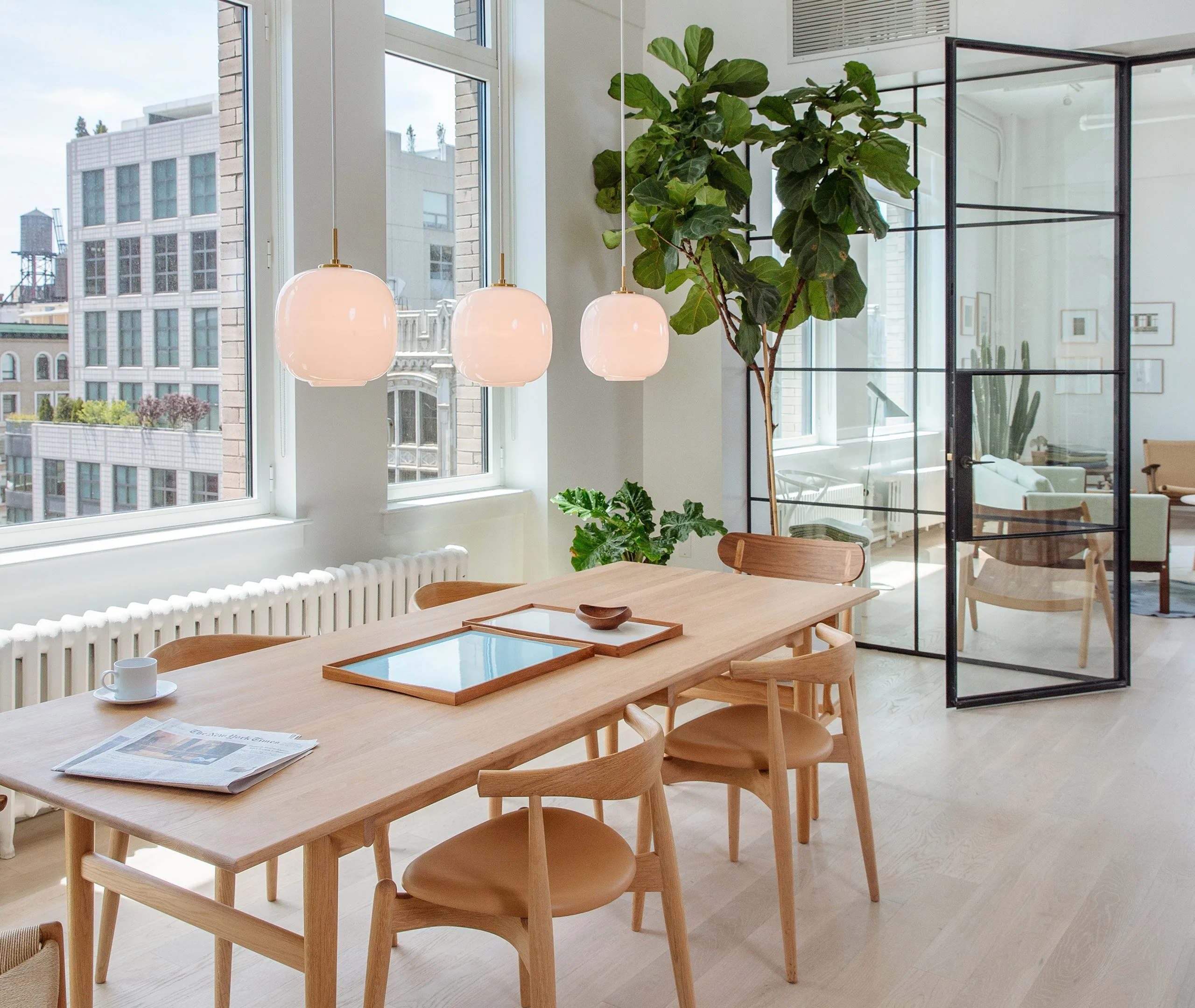 VL45 Radiohus Pendant Lamp with EU/UK Plug - Brass