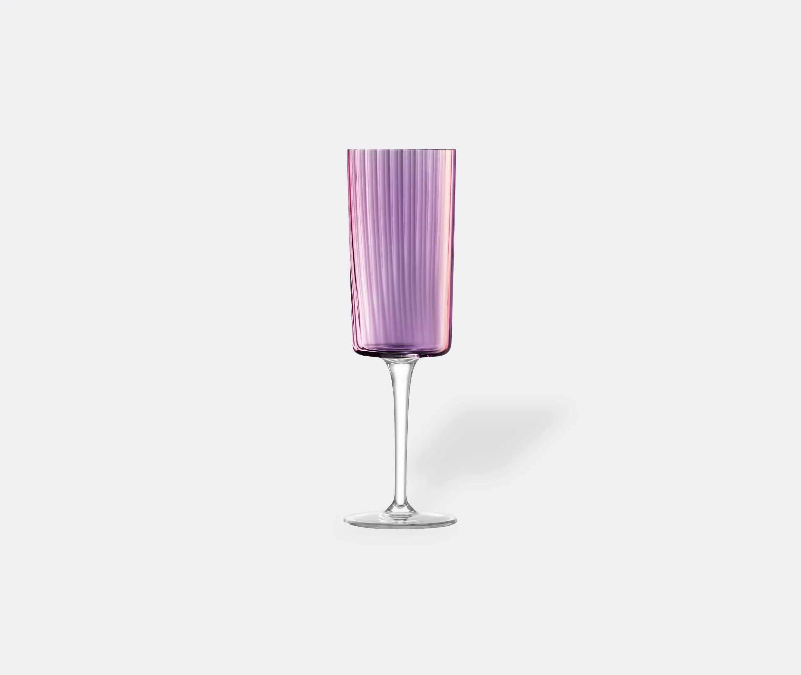 4-Piece Champagne Flute Set - Pink, Glass