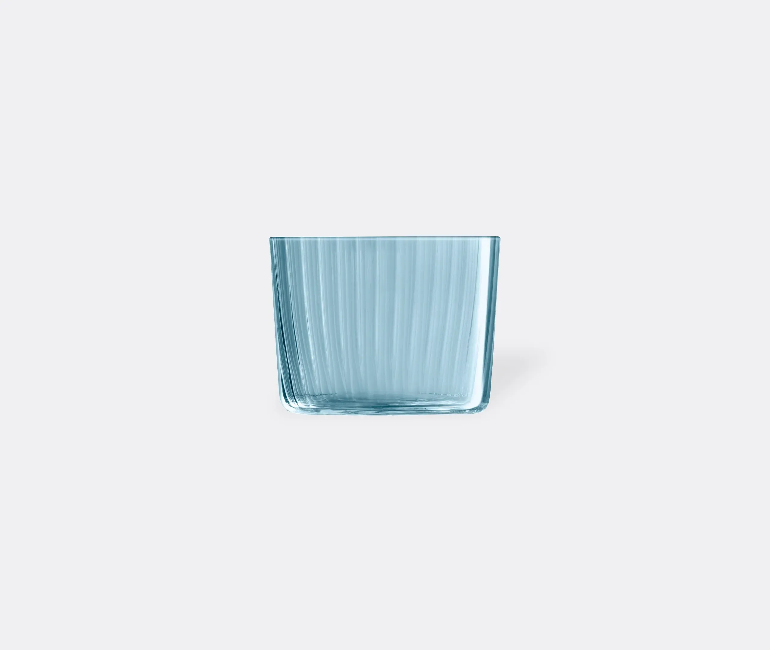 4-Piece Tealight Holder Set - Blue, Glass