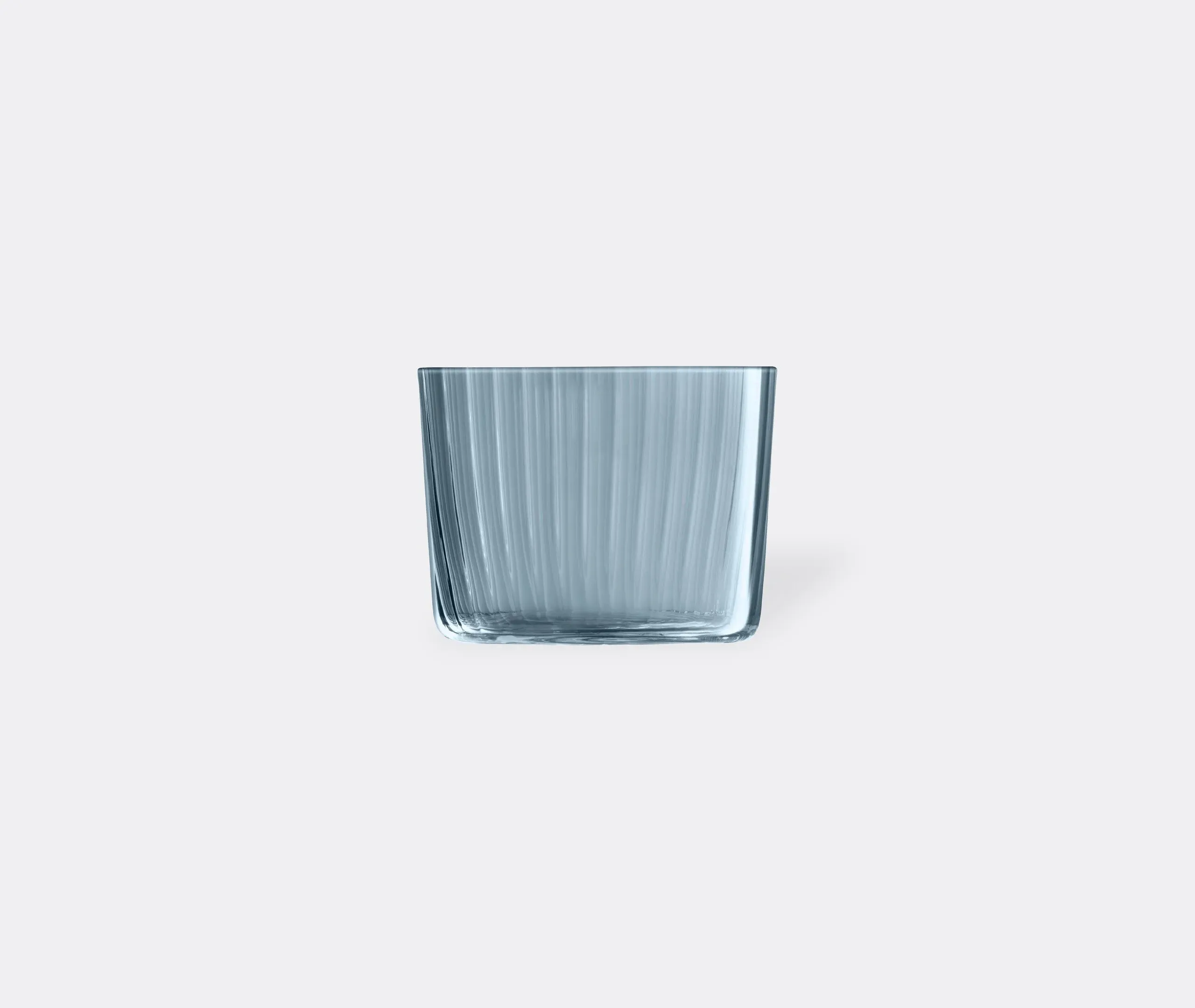 4-Piece Tealight Holder Set - Blue, Glass