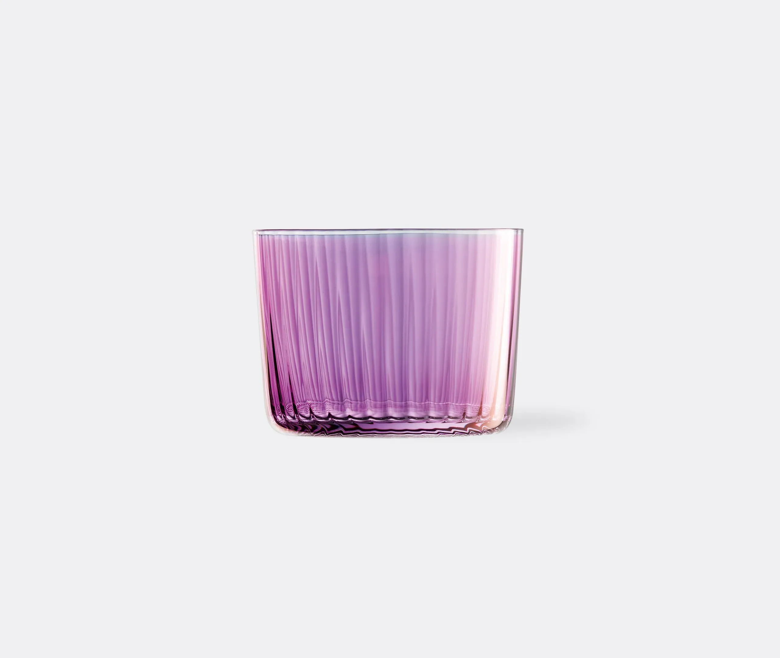 4-Piece Tealight Holder Set - Pink, Glass