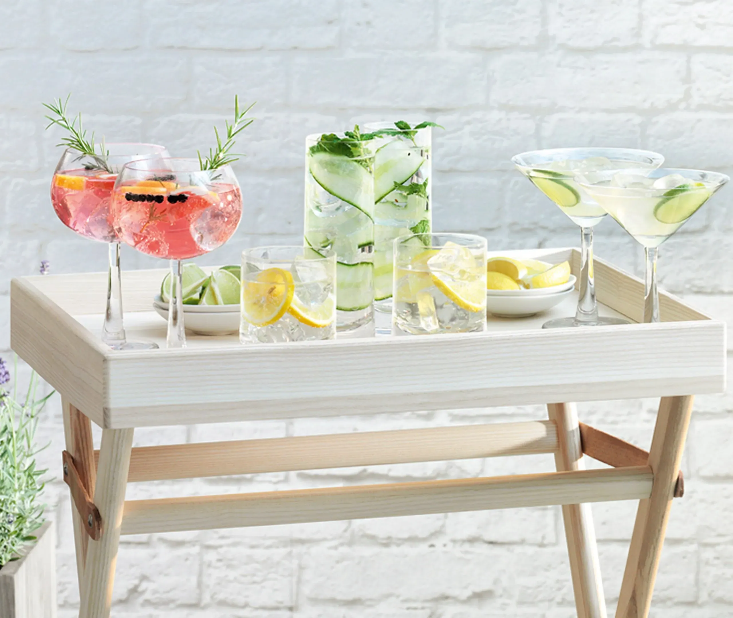 4-Piece Tumbler Set - Clear, Glass