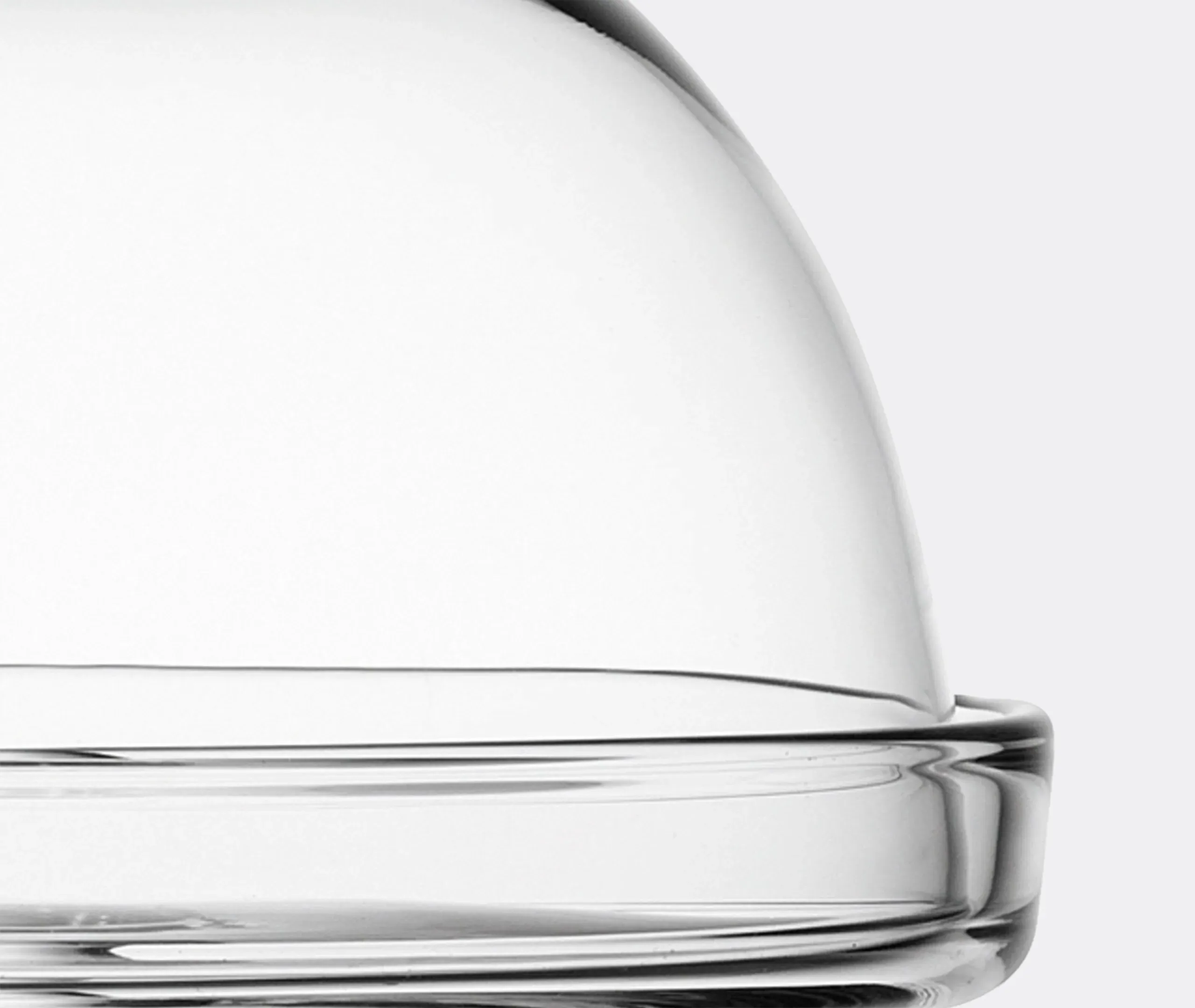 Cake Stand with Dome Cover - Clear Glass