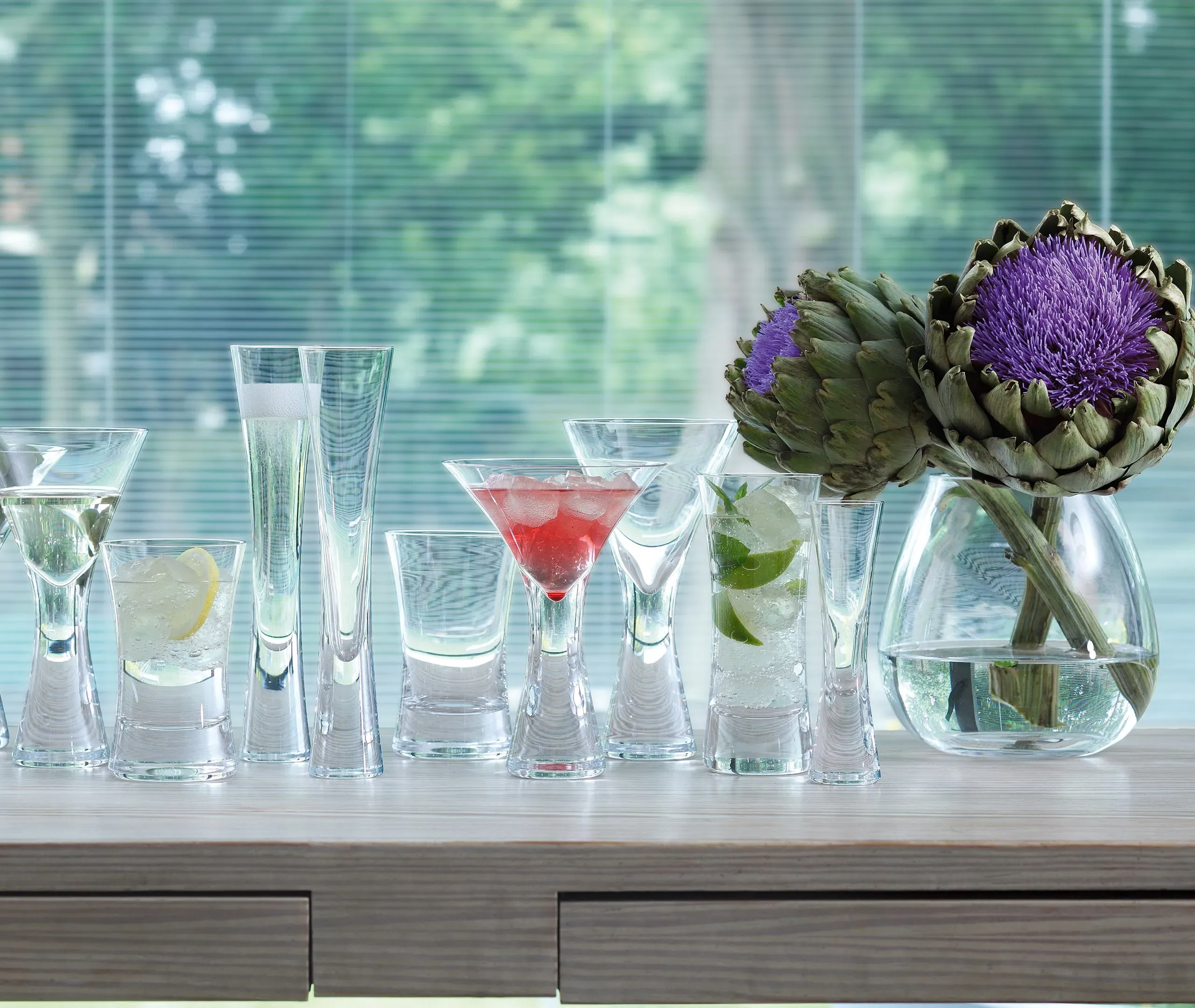 Champagne Flute Set of 2 - Clear Glass