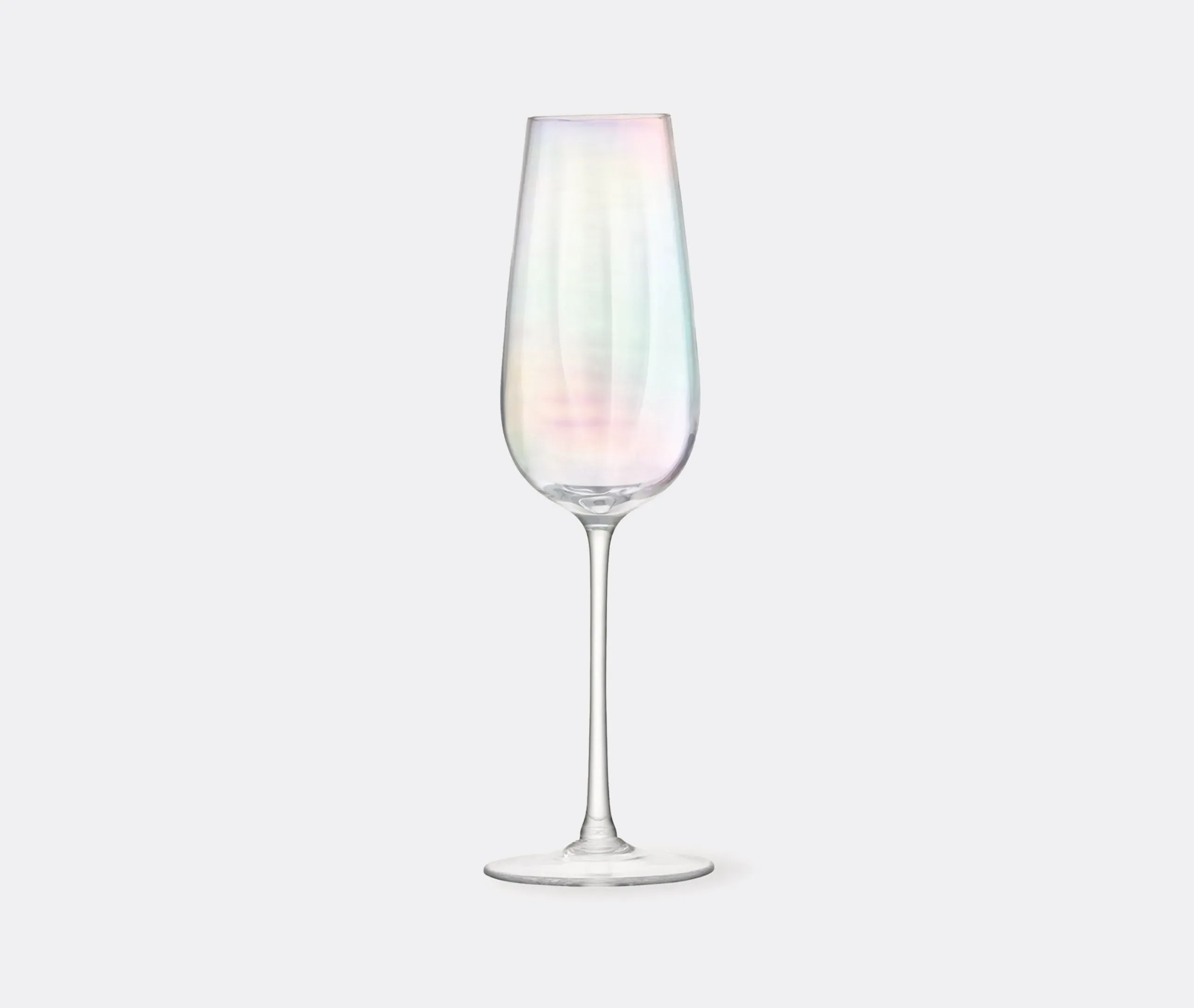 Champagne Set with Bucket - White, Glass