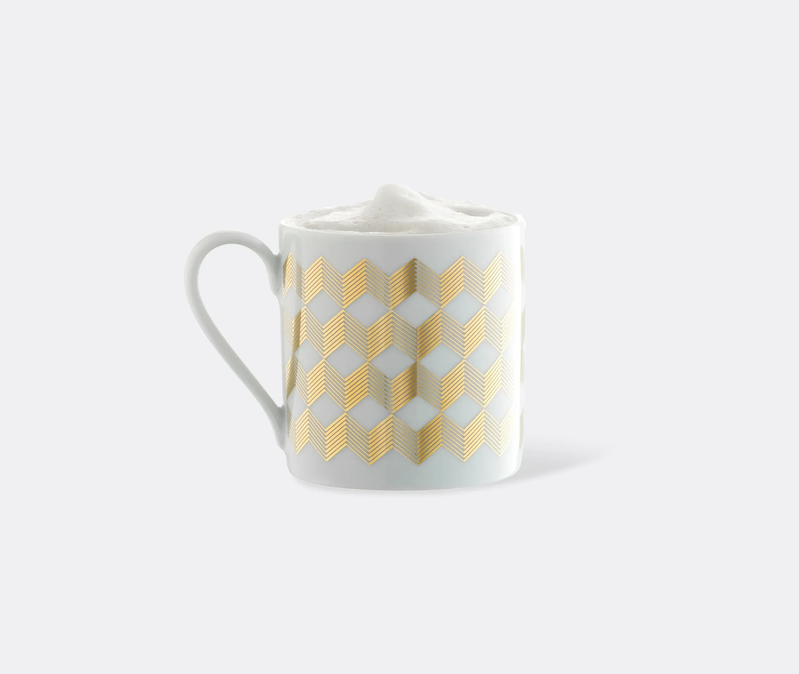 Chevron Mug - Gold, Porcelain image