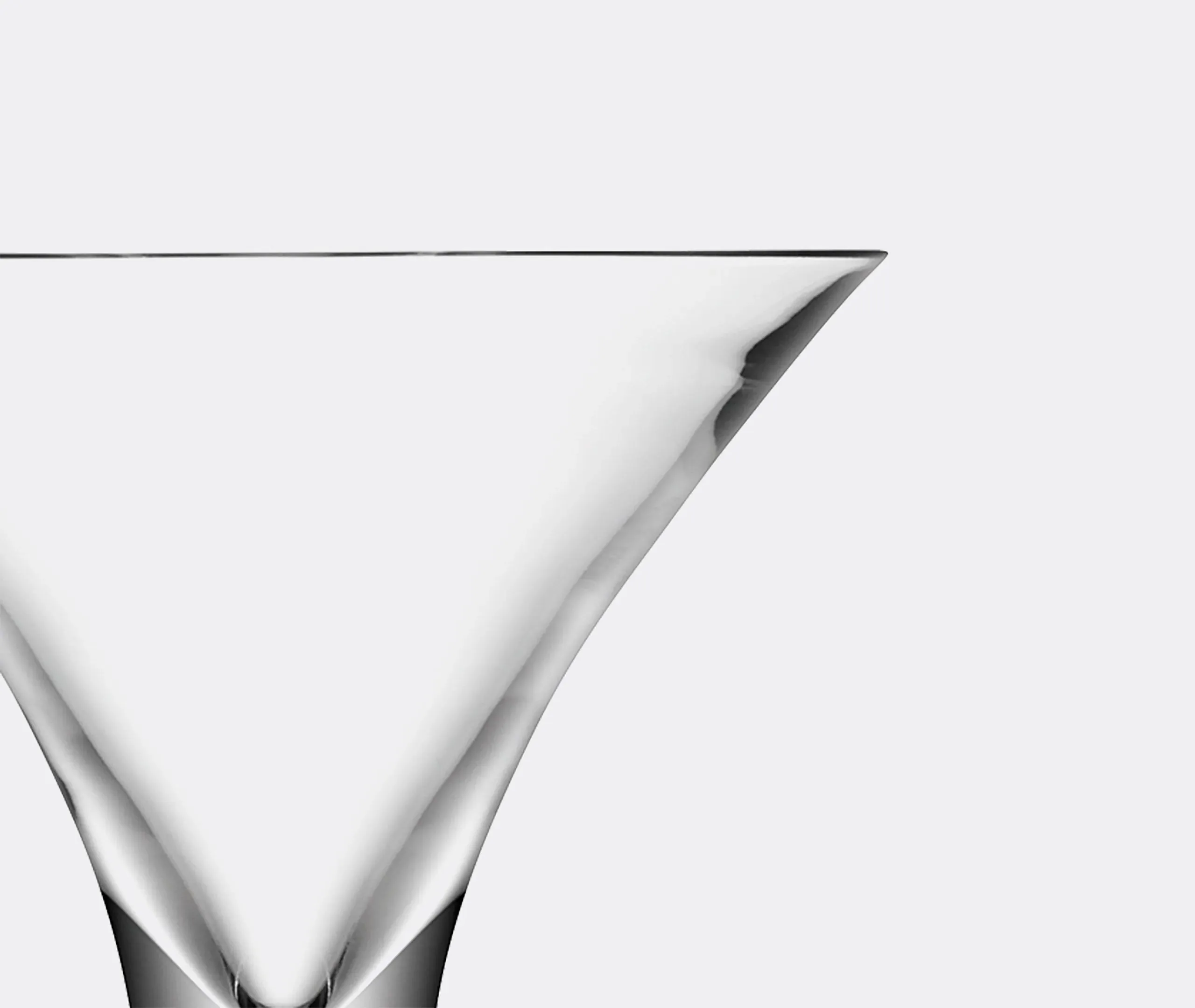 Cocktail Glass Set of 2 - Clear Glass