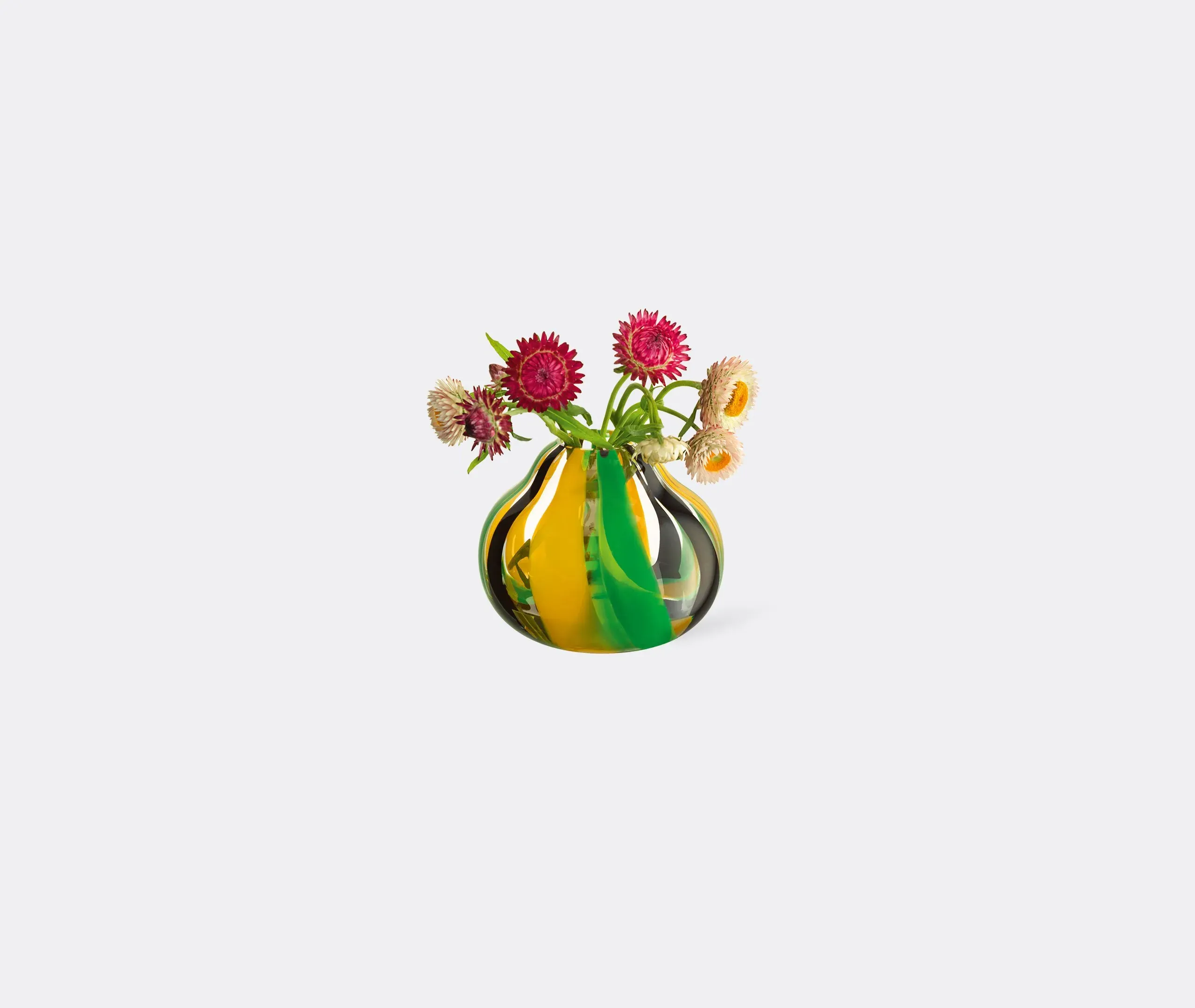 Folk Vase - Multicolor, Glass