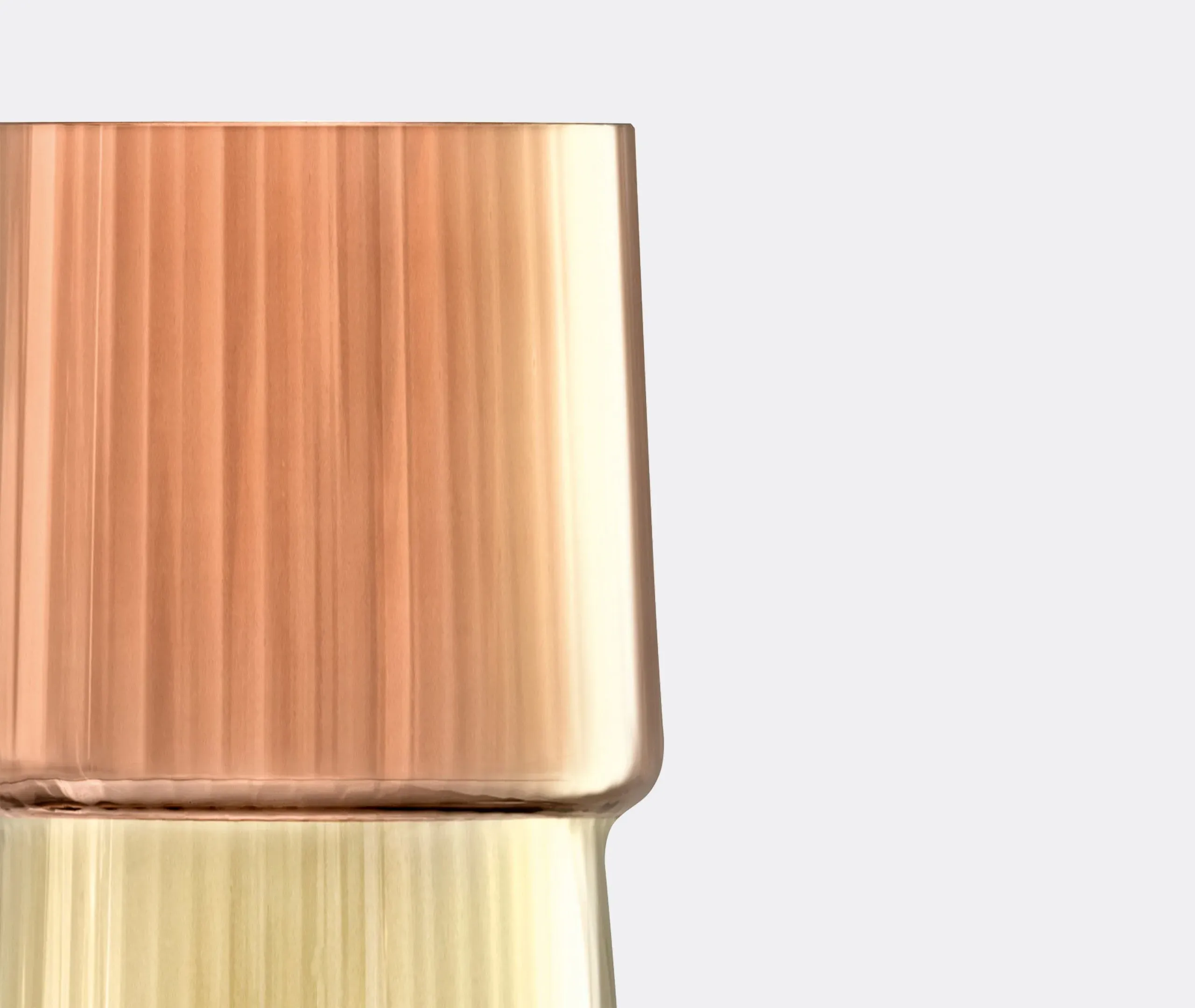 Gems Medium Vase - Amber