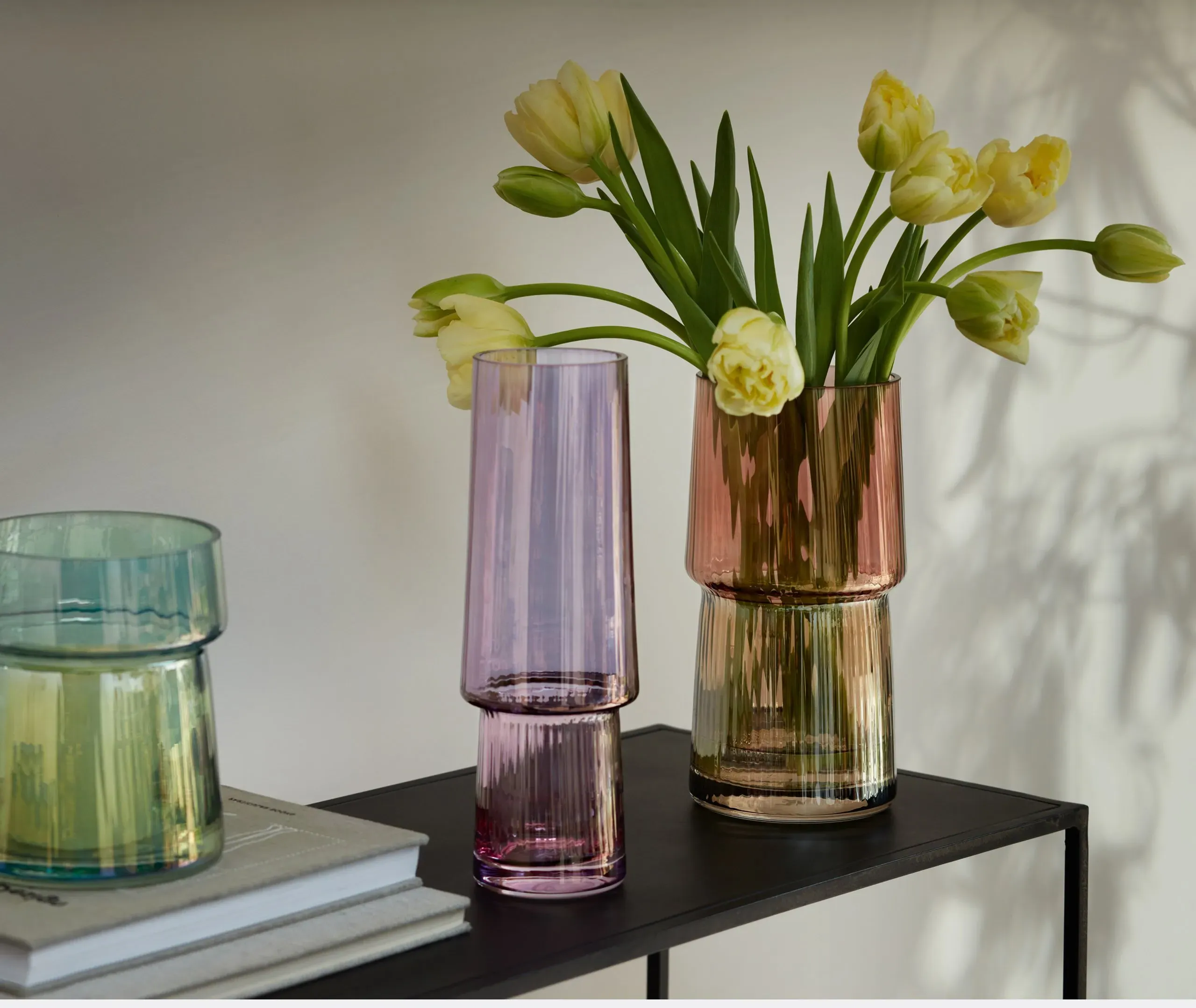 Gems Medium Vase - Amber