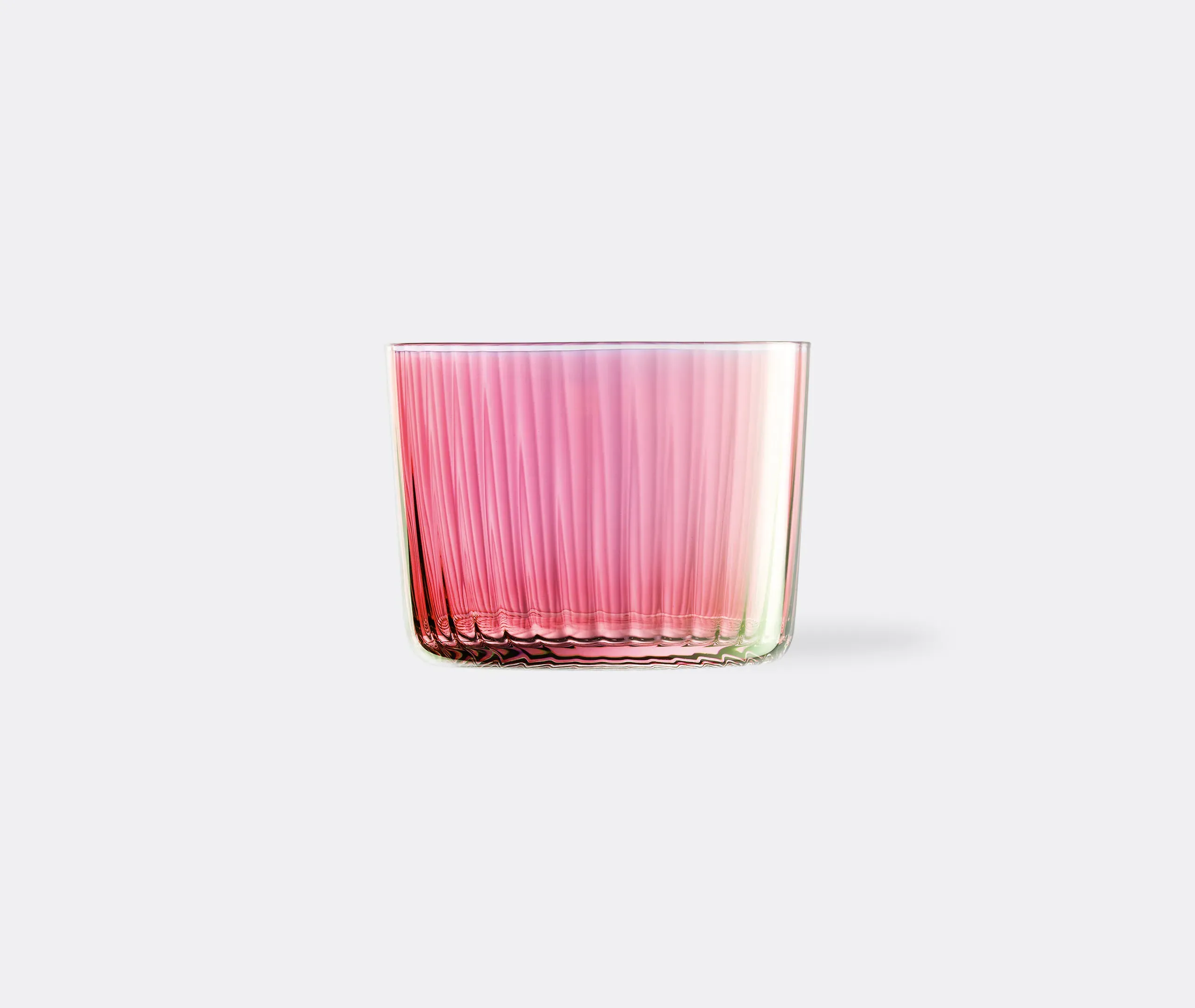 Gems Tealight Holder Set of Four - Pink, Glass