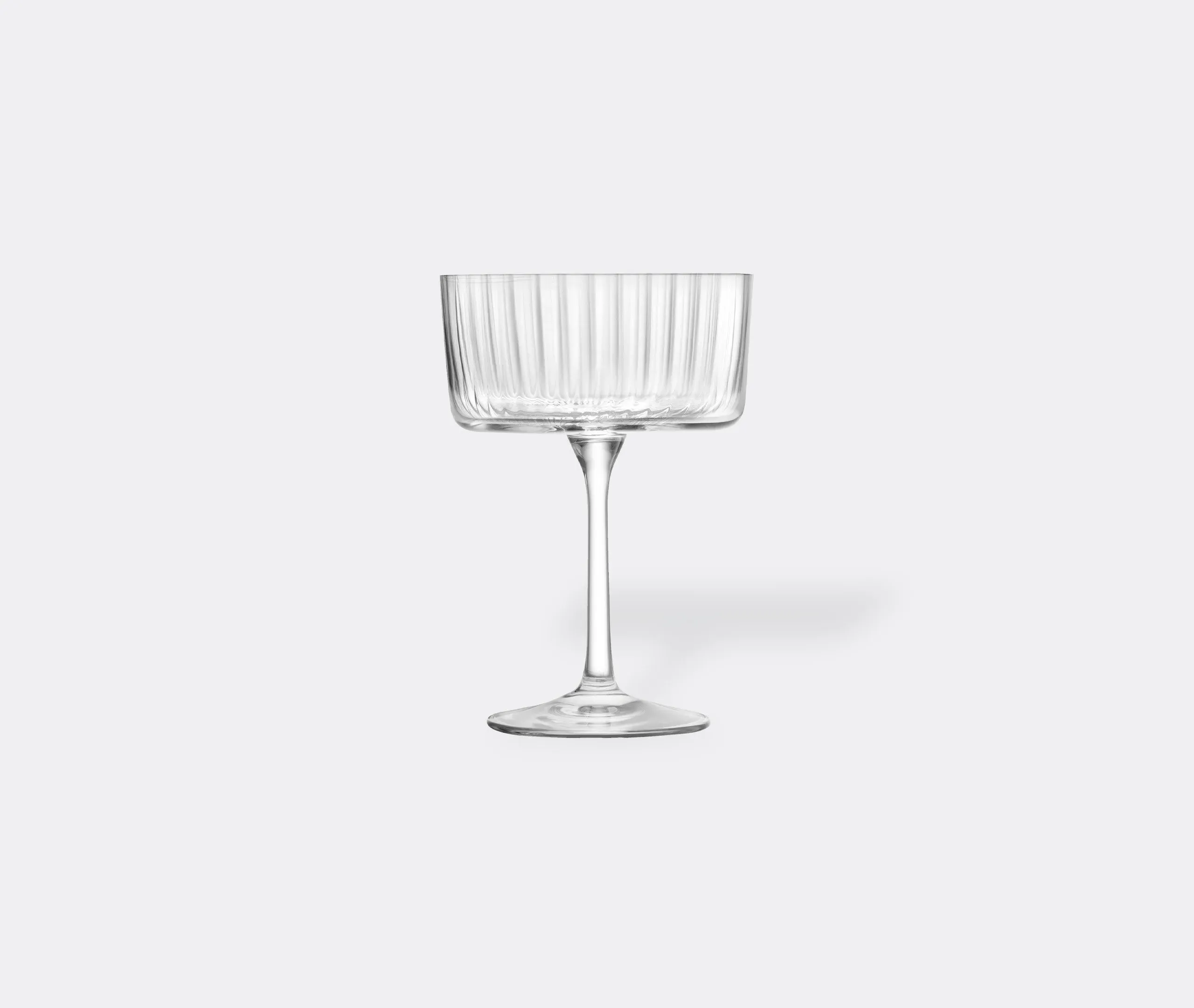 Gio Line Champagne Glass Set of 4 - Clear Glass