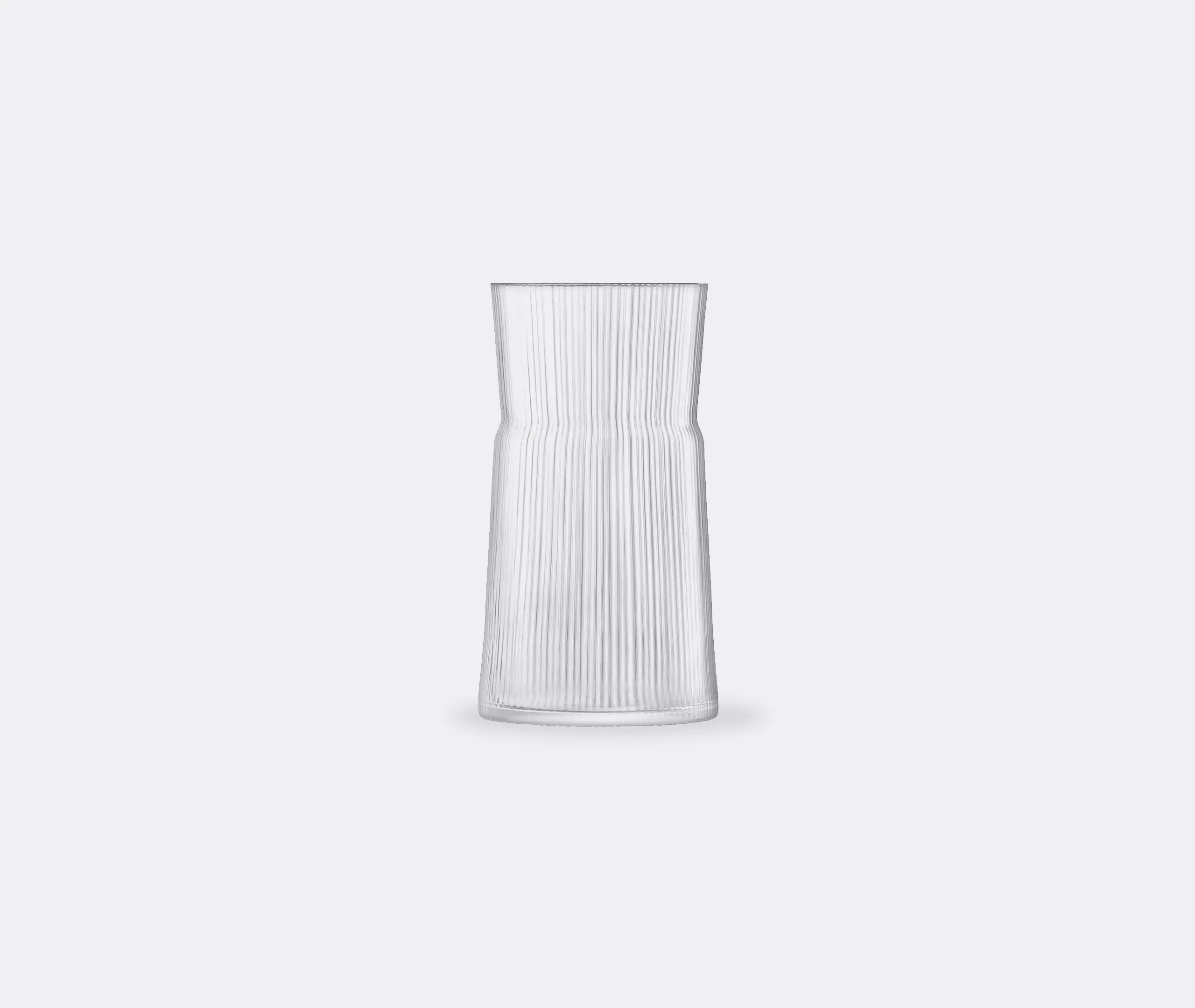 Gio Line Lantern Vase - Clear Glass
