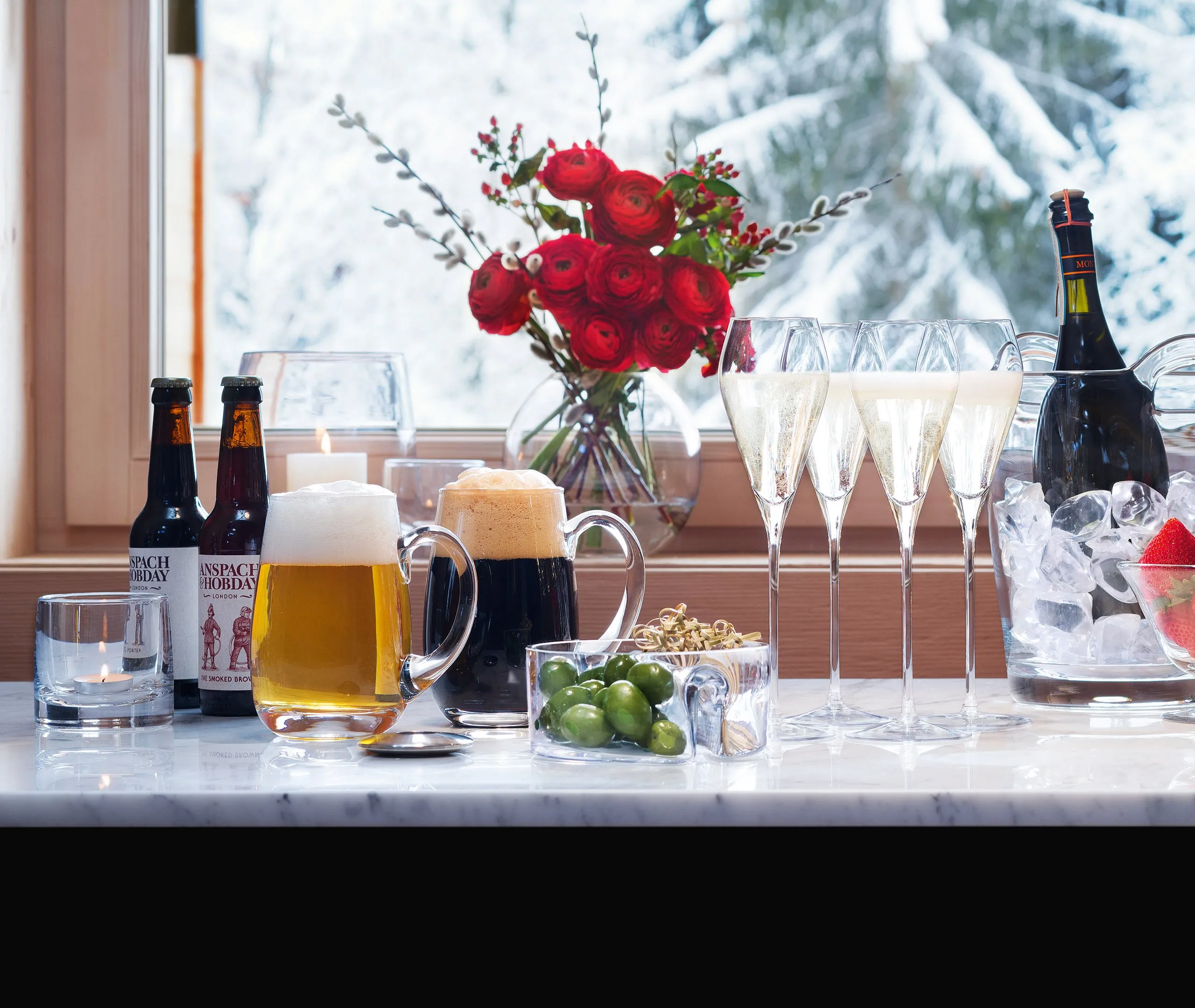 Islay Whiskey Tumbler And Coaster Set - Clear Glass