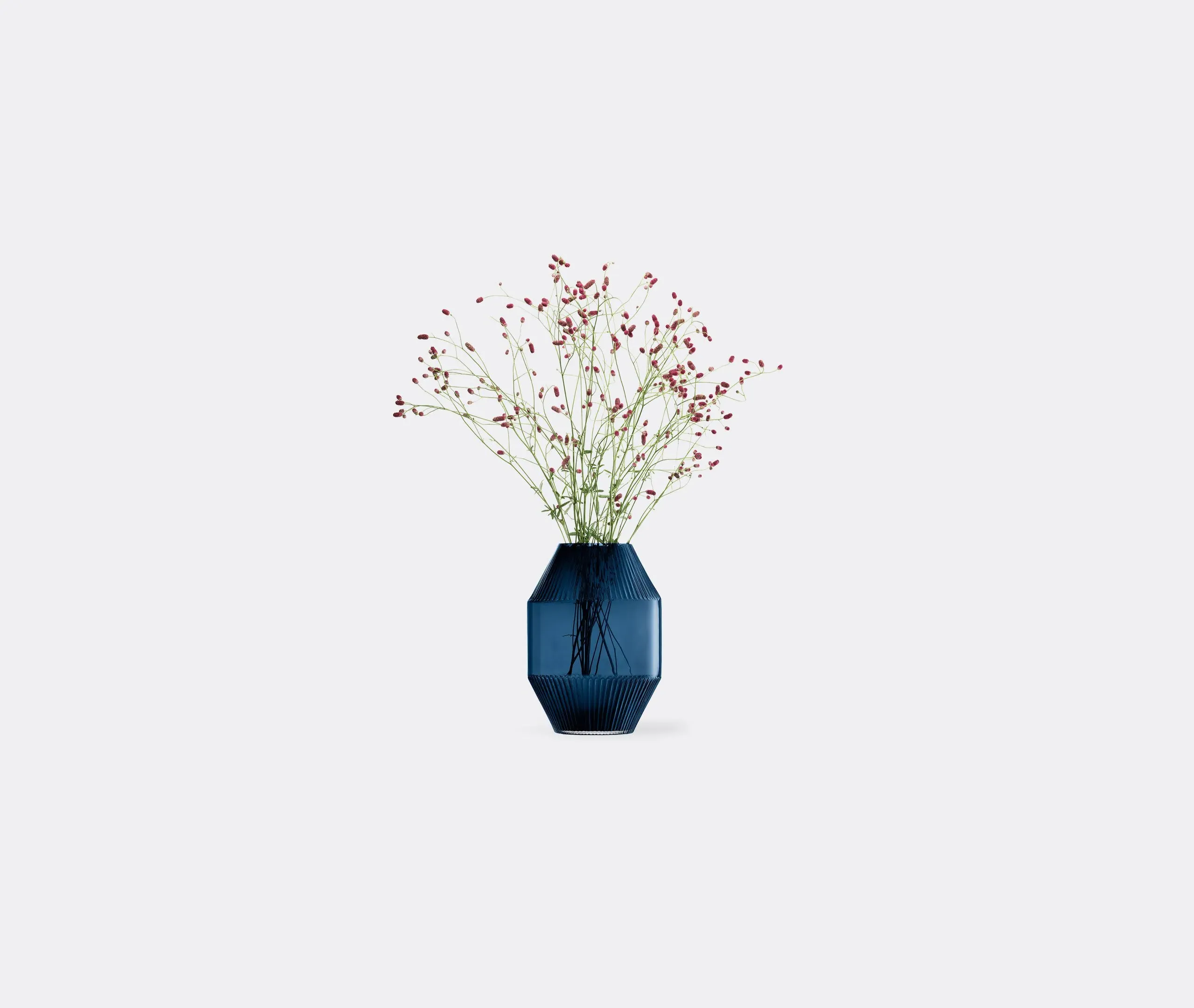 Large Rotunda Vase - Blue, Glass