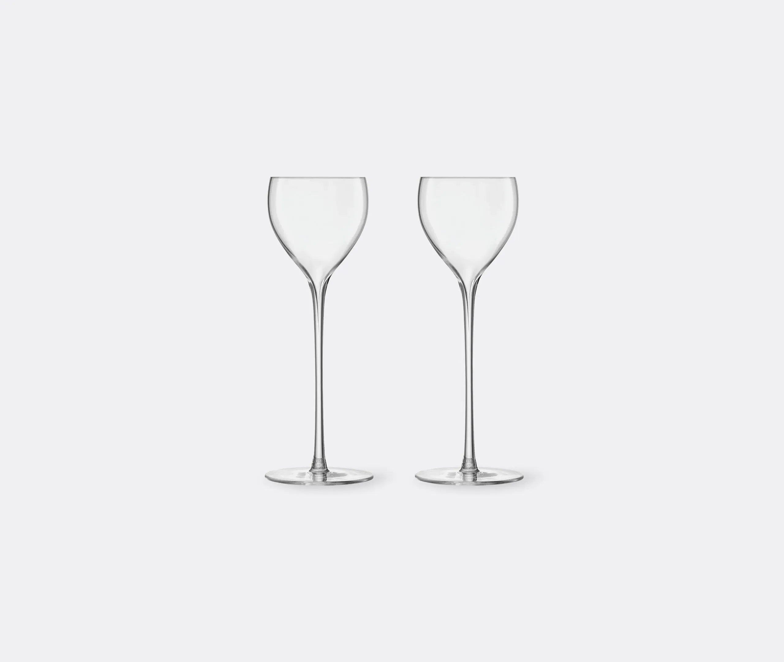 Liqueur Glass Set of 2 - Clear, Mouth Blown Glass image