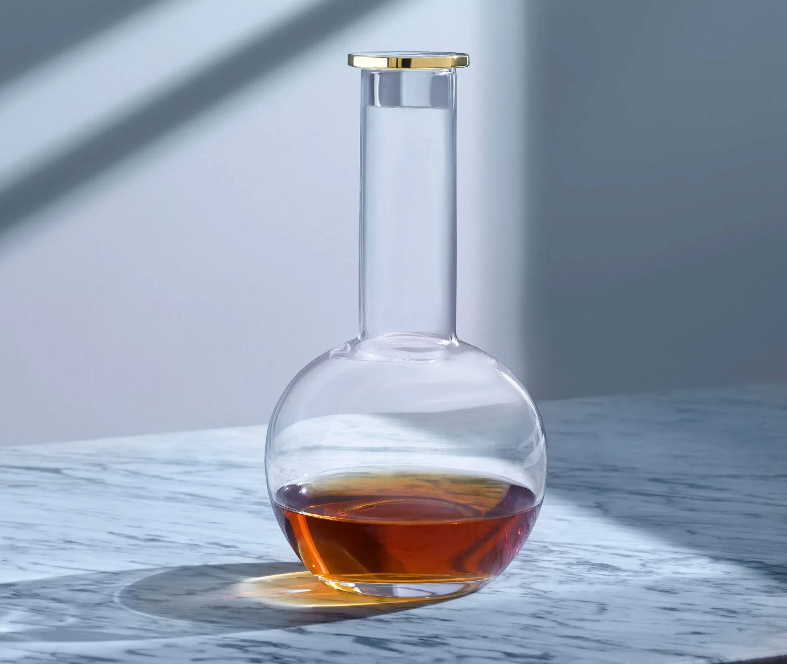 Luca Decanter with Stopper - Gold