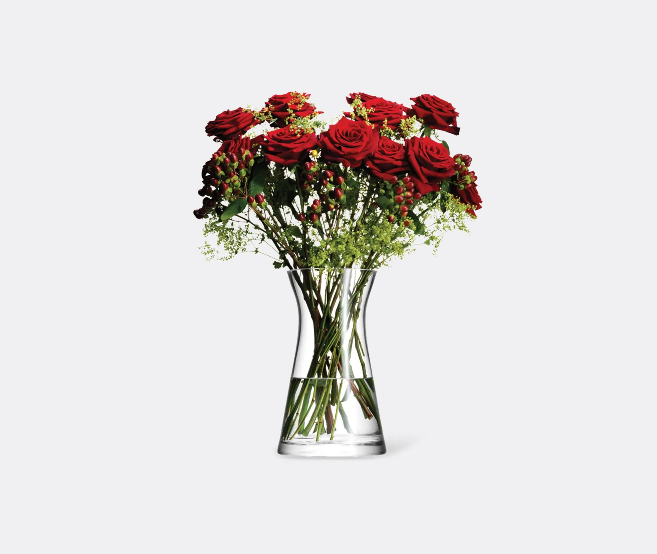 Mixed Bouquet Vase - Clear, Mouthblown Glass