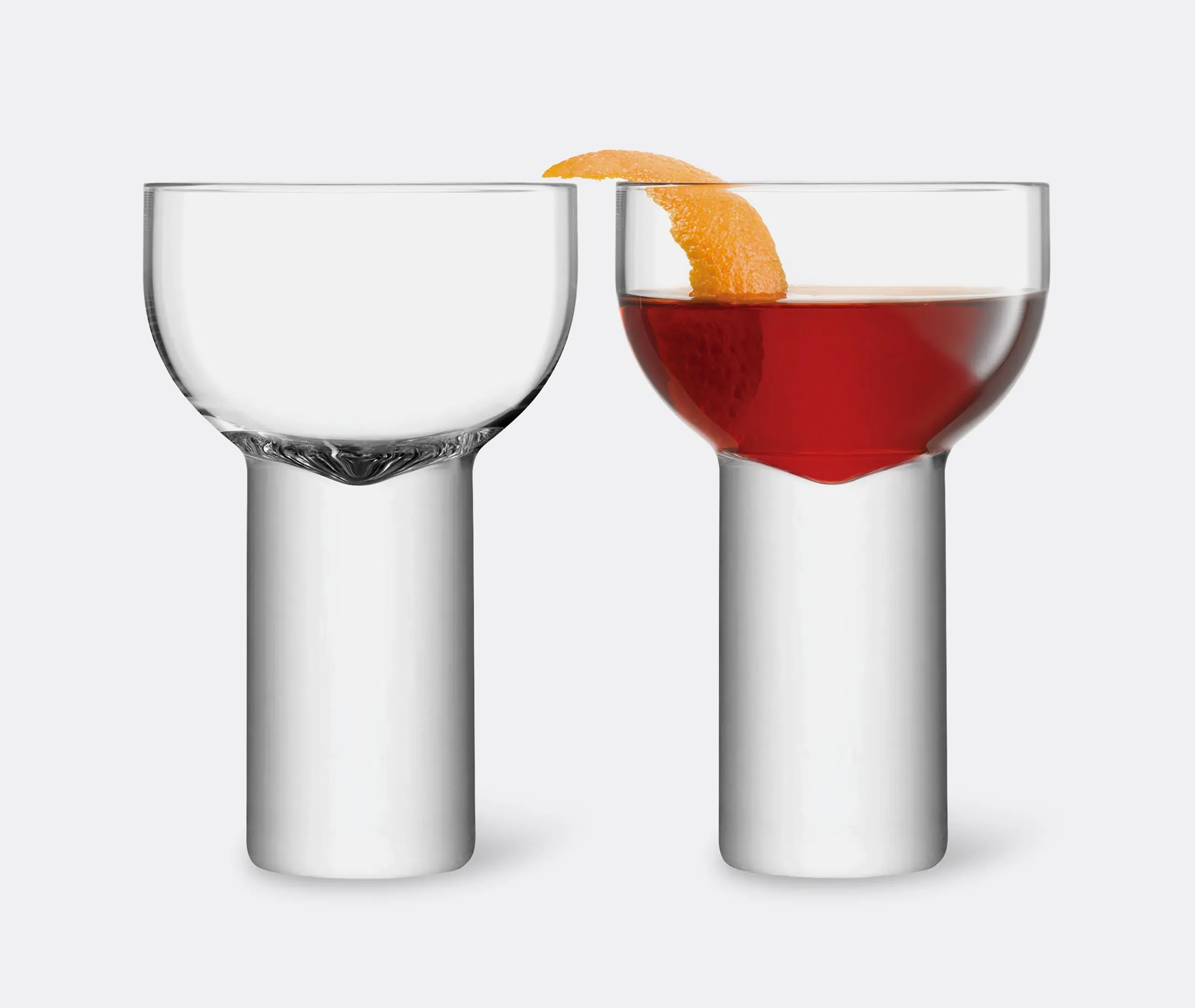 Nick & Nora Glass Set of 2 - Clear, Glass