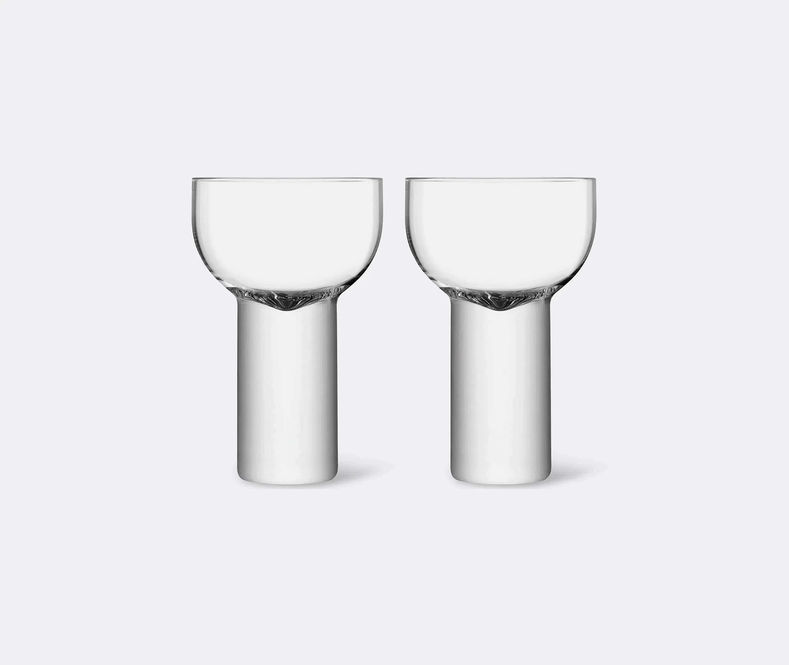 Nick & Nora Glass Set of 2 - Clear, Glass image