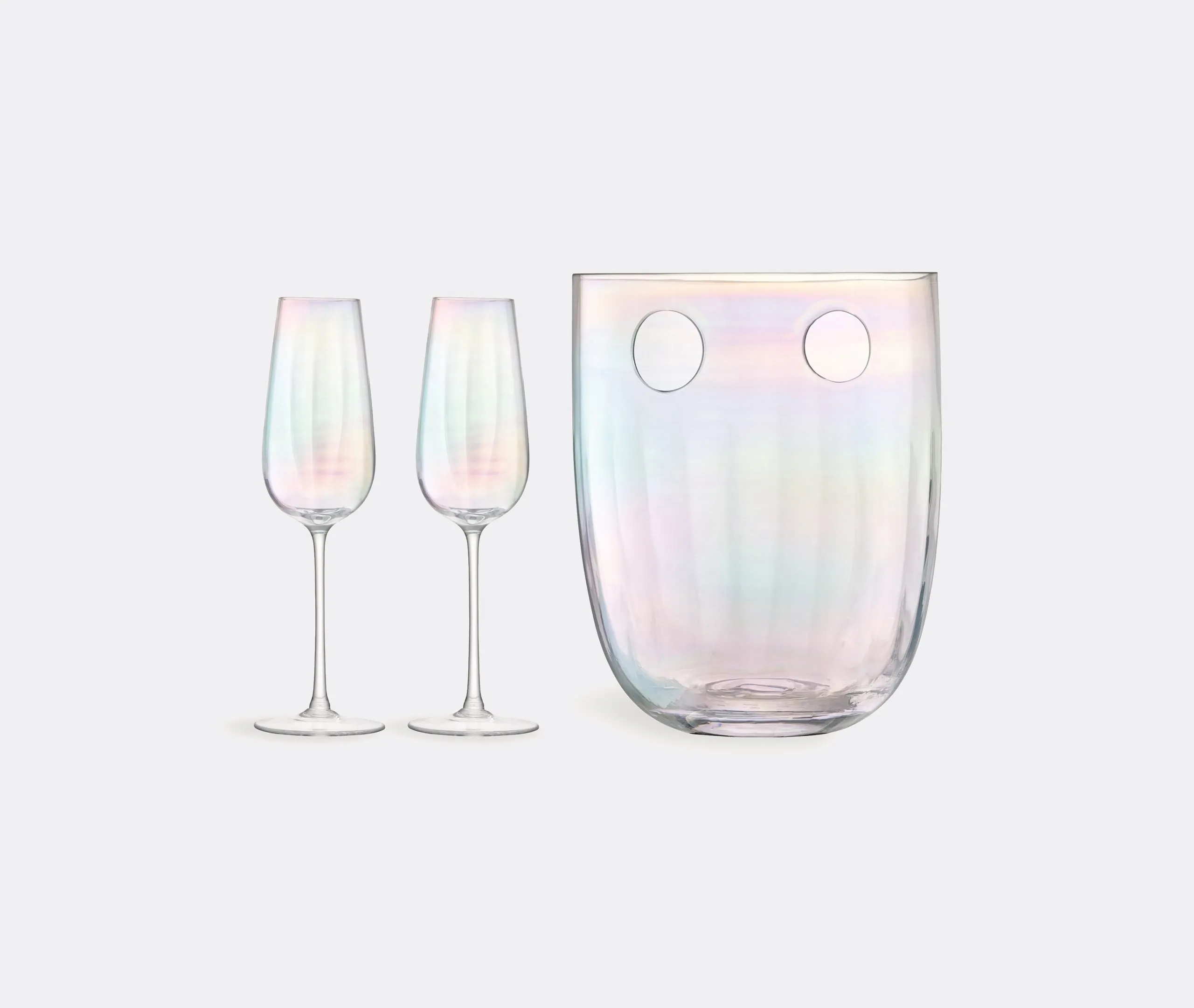 Pearl Champagne Set - White image