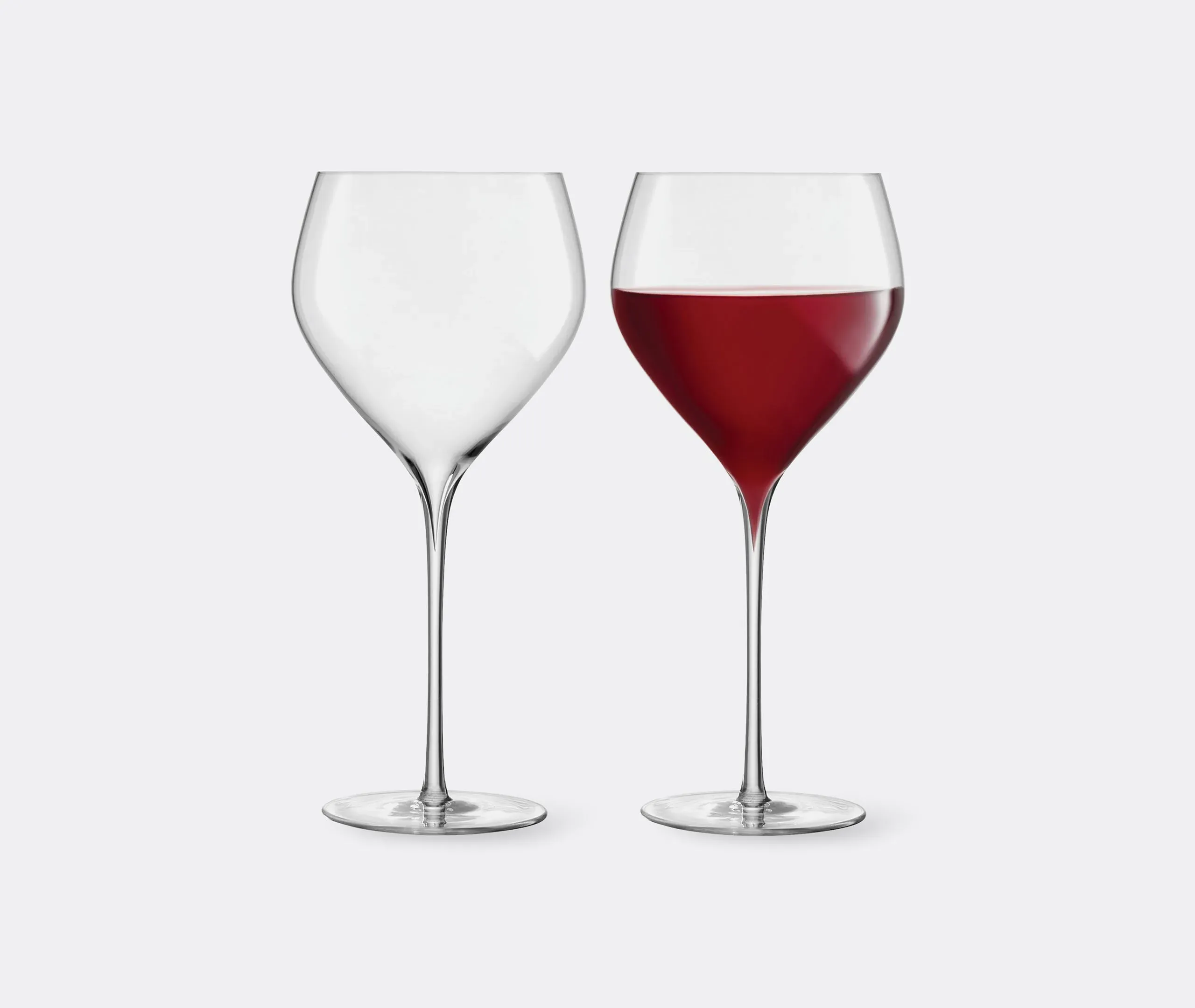 Red Wine Glass Set of 2 - Clear, Glass