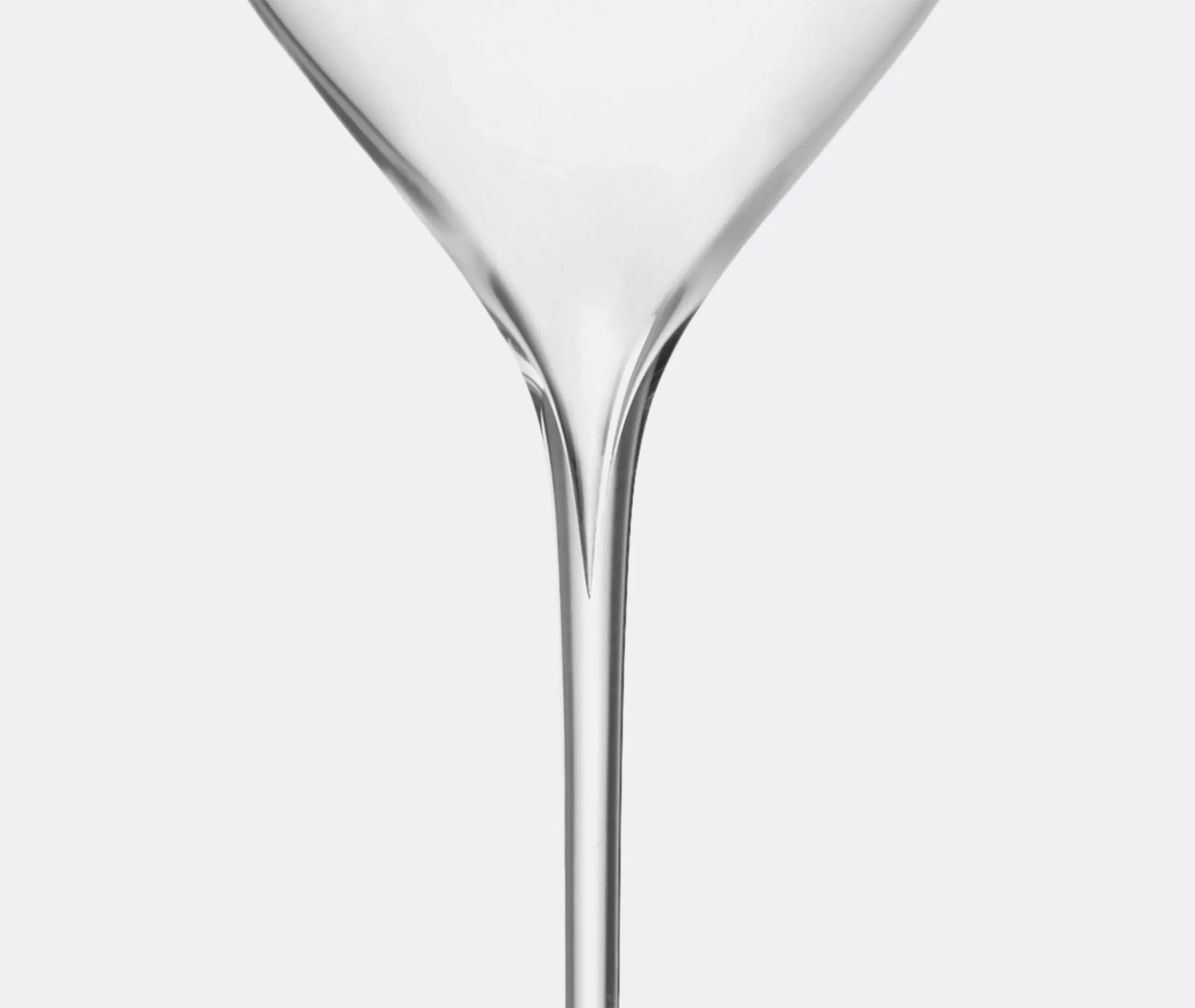Savoy Nick & Nora Glass Set of Two - Clear alternate view
