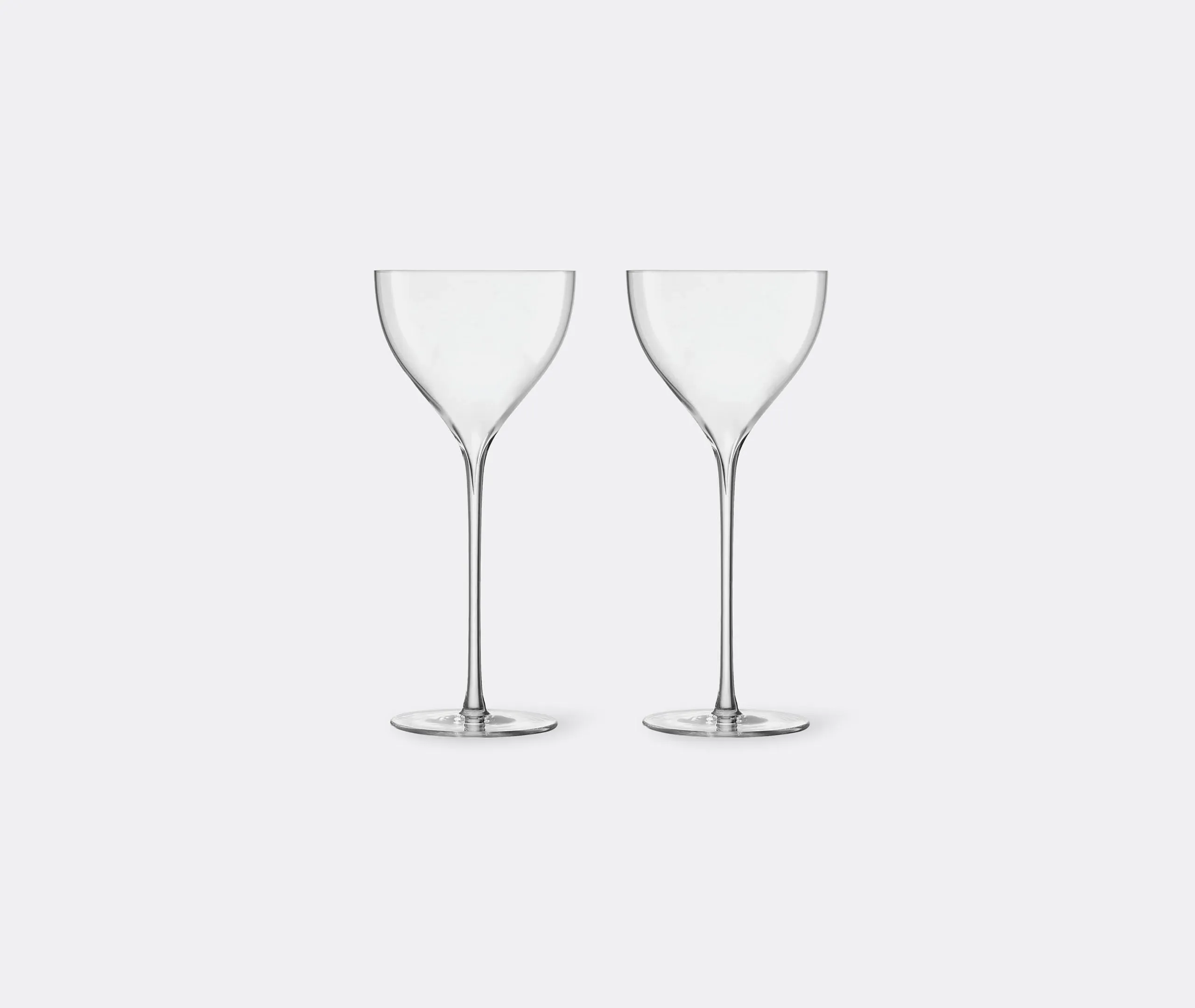 Savoy Nick & Nora Glass Set of Two - Clear product