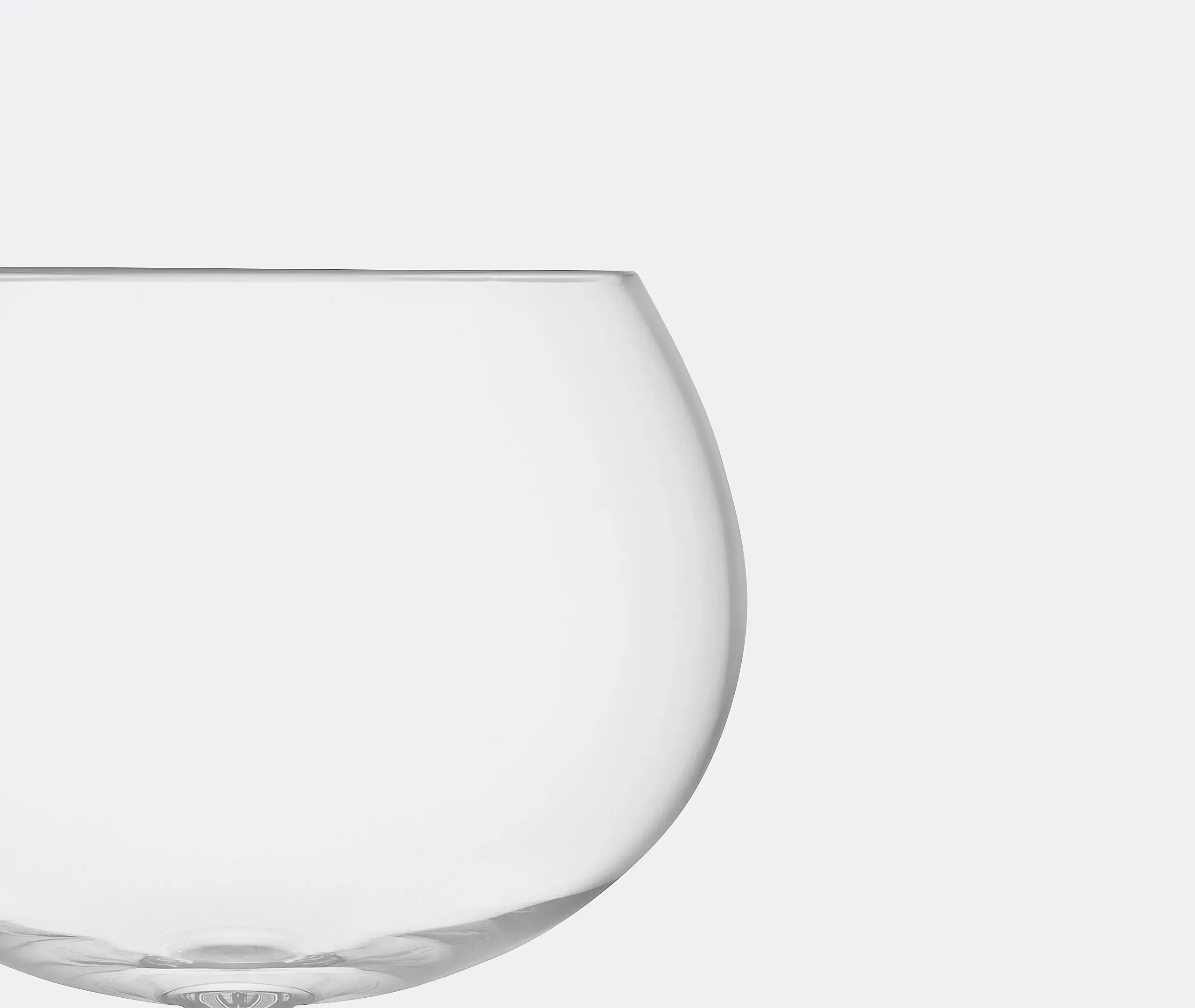 Set of 2 Balloon Glasses - Clear, Glass