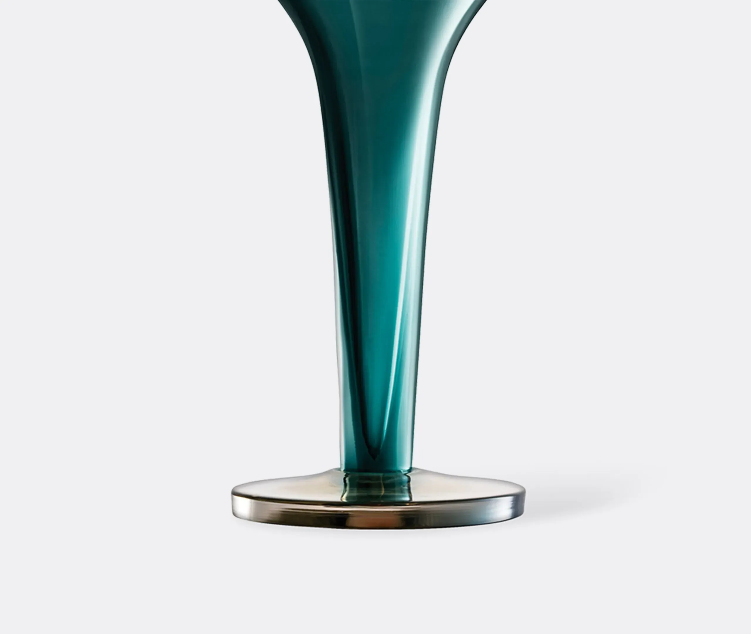 Set of 2 Champagne Saucers - Blue, Glass