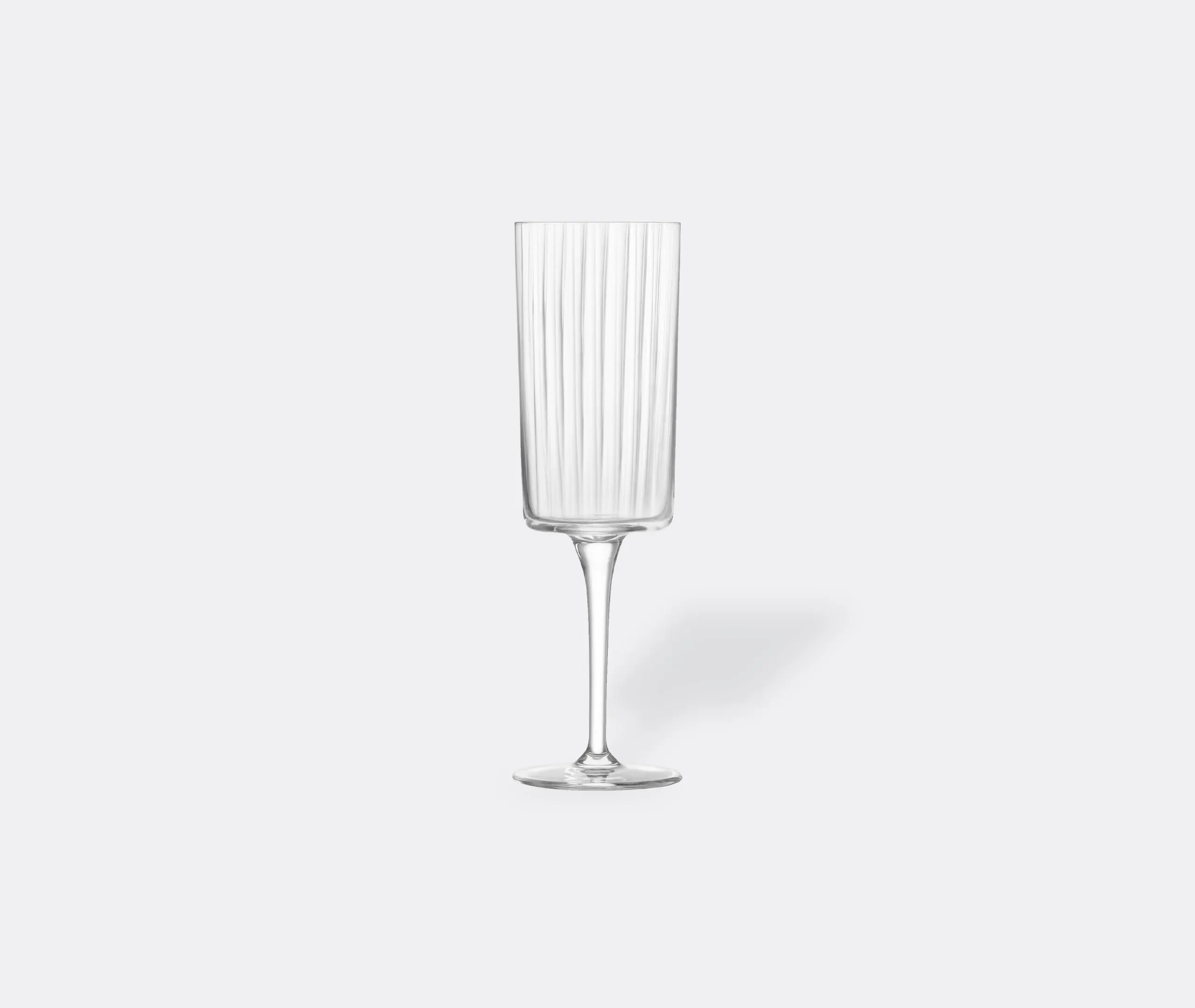 Set of 4 Champagne Flutes - Clear, Glass image