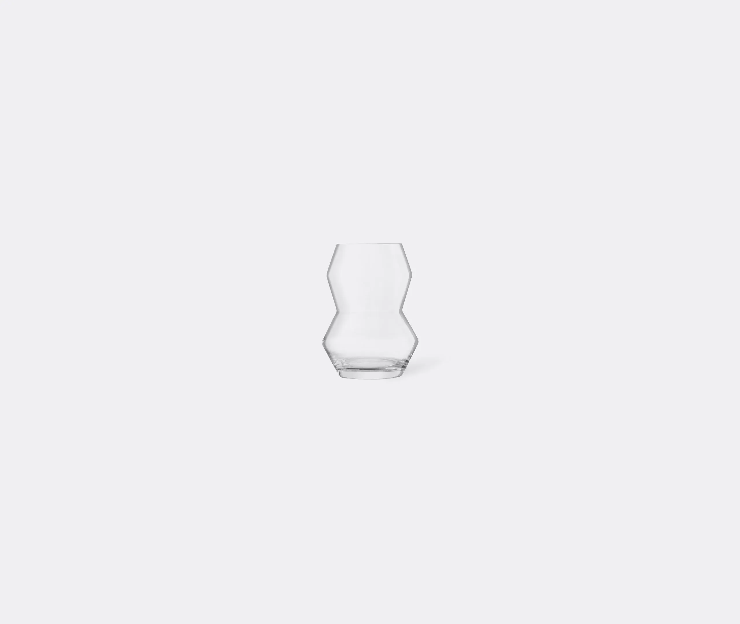 Small Hourglass Vase - Clear, Glass image