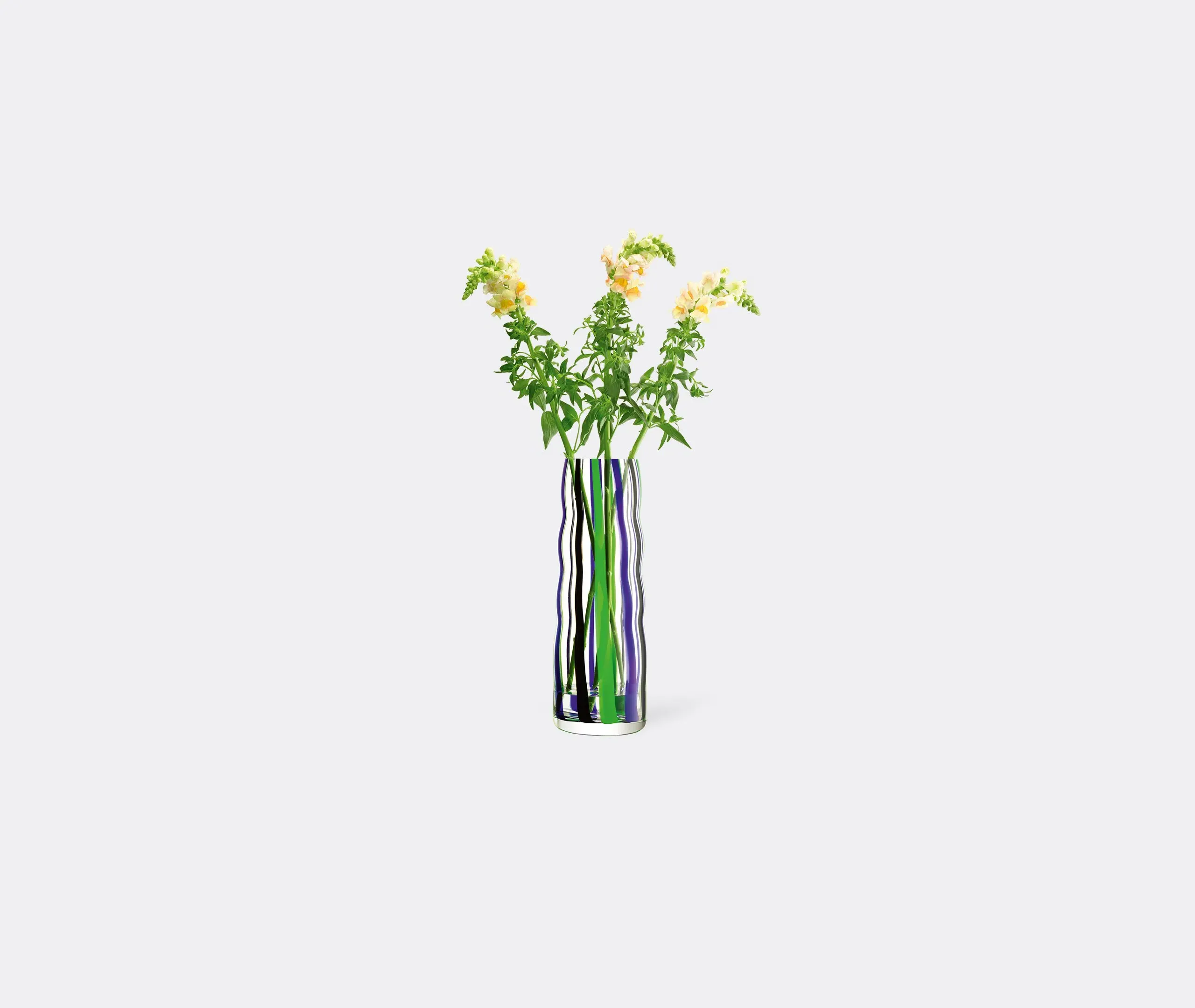 Tall Folk Vase - Multicolor, Glass