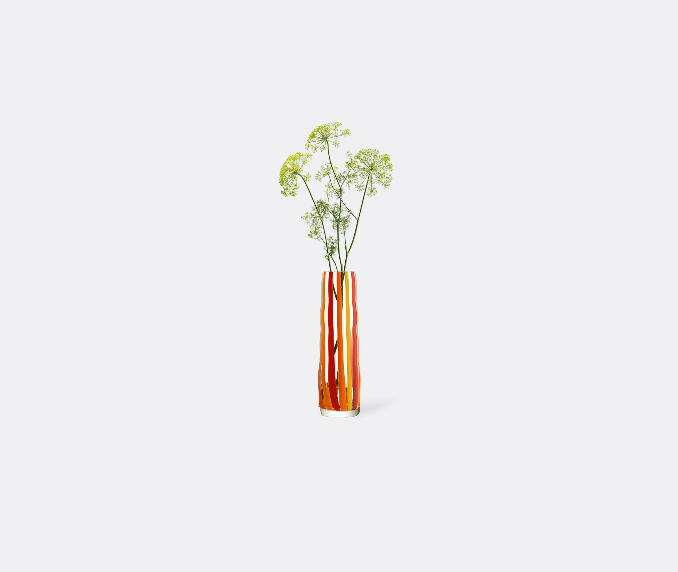 Tall Folk Vase - Multicolor, Glass
