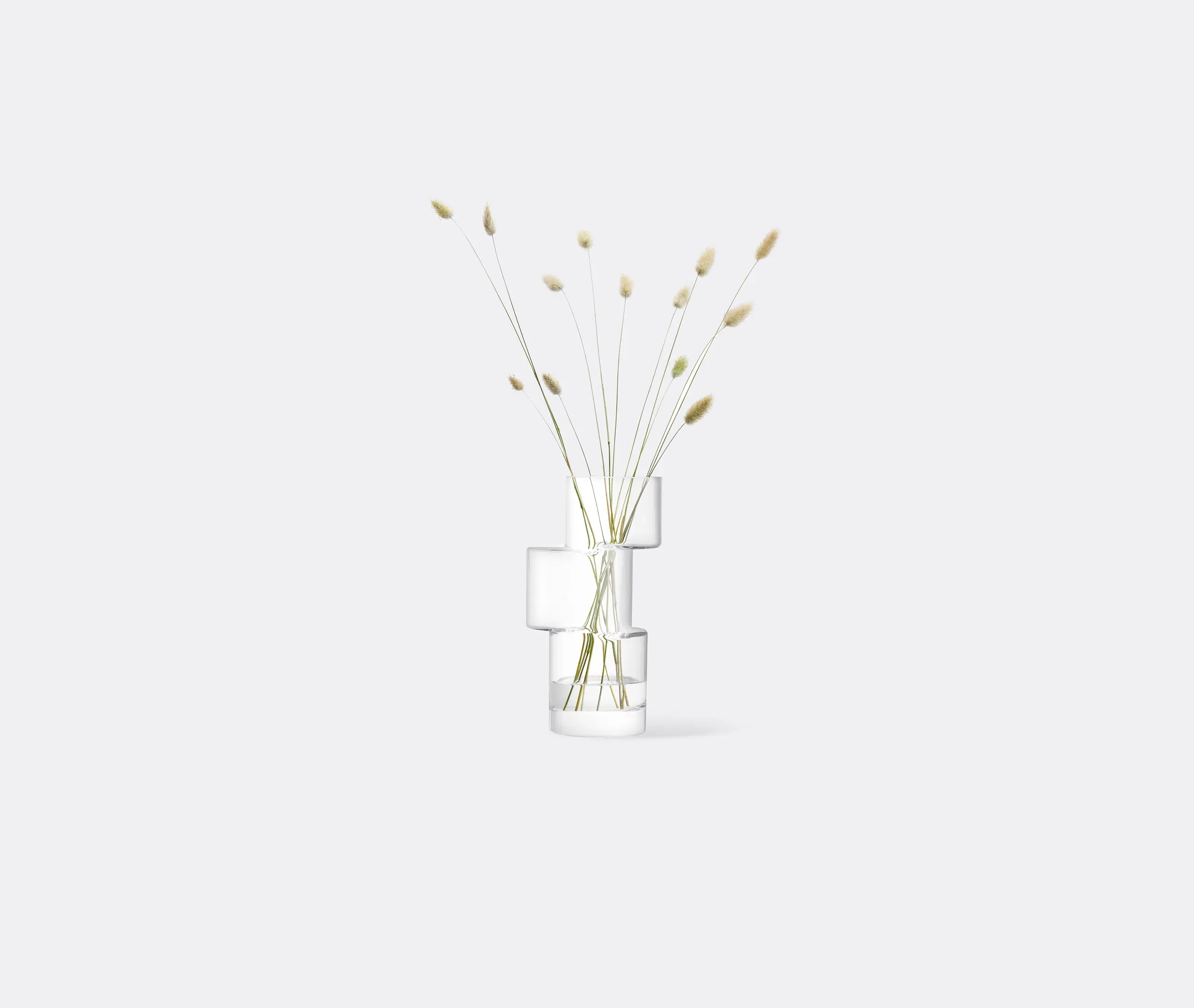 Tier Medium Vase - Clear, Glass alternate view