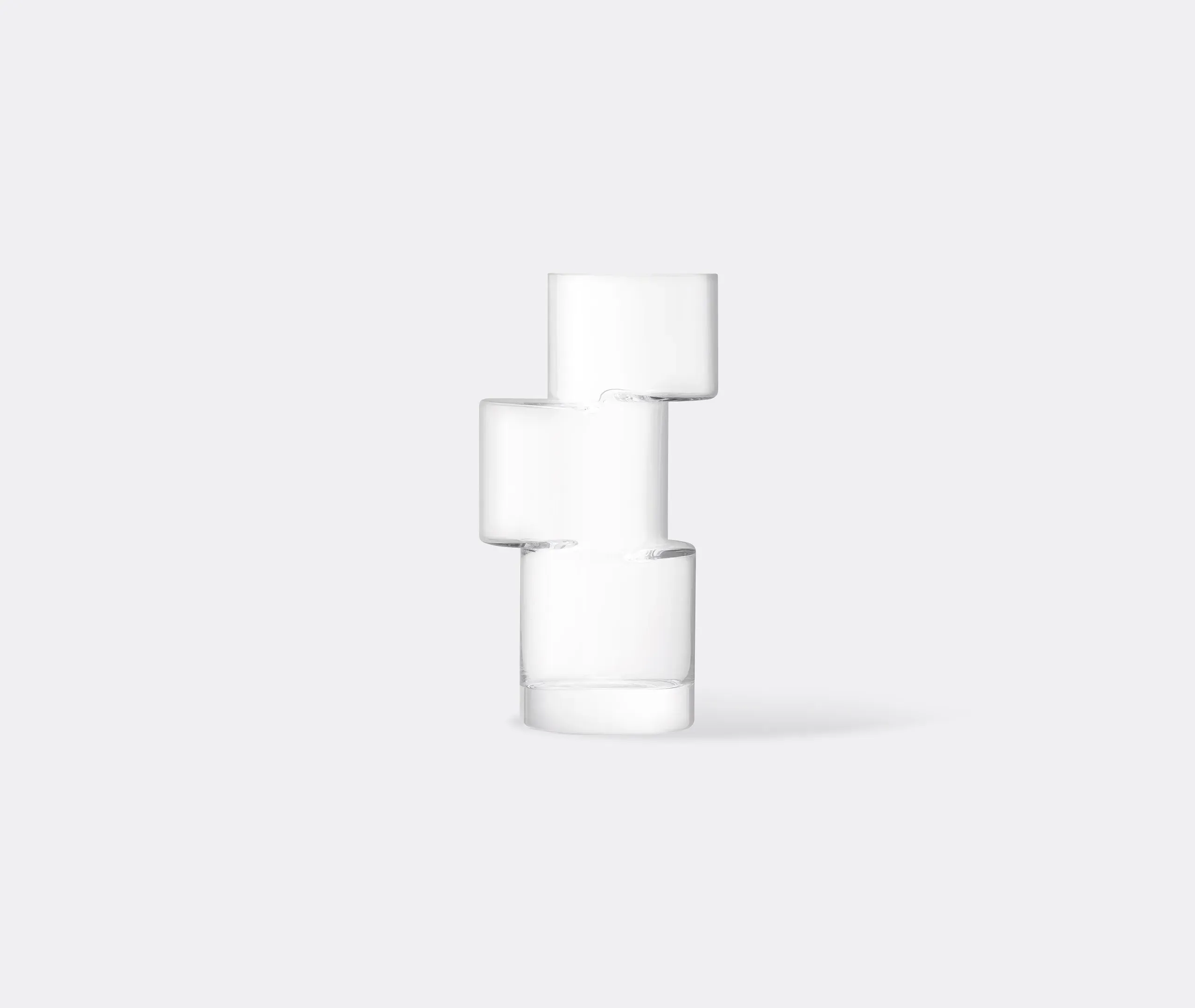 Tier Medium Vase - Clear, Glass product