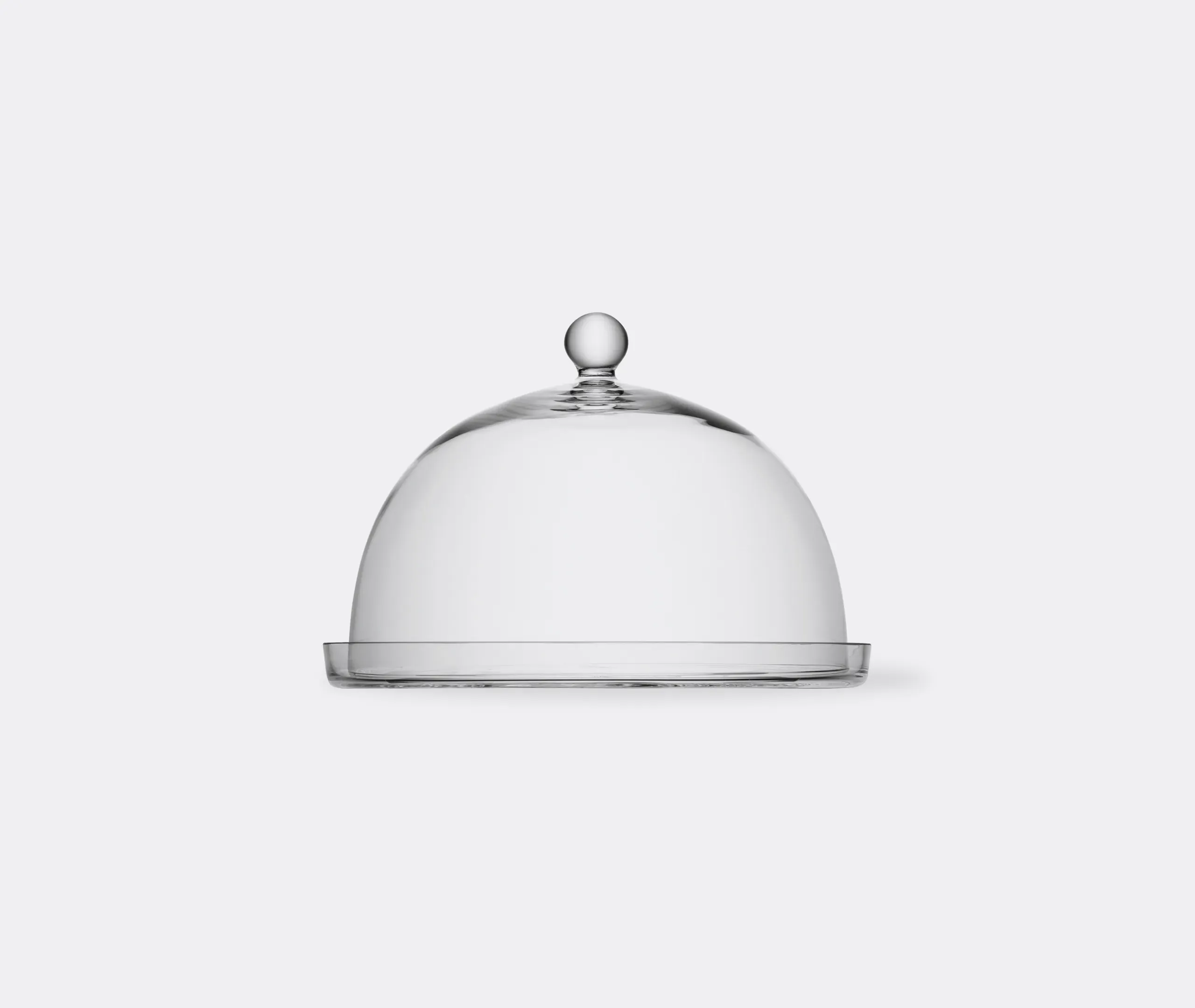 Vienna Plate and Dome Serving Set - Clear, Glass product