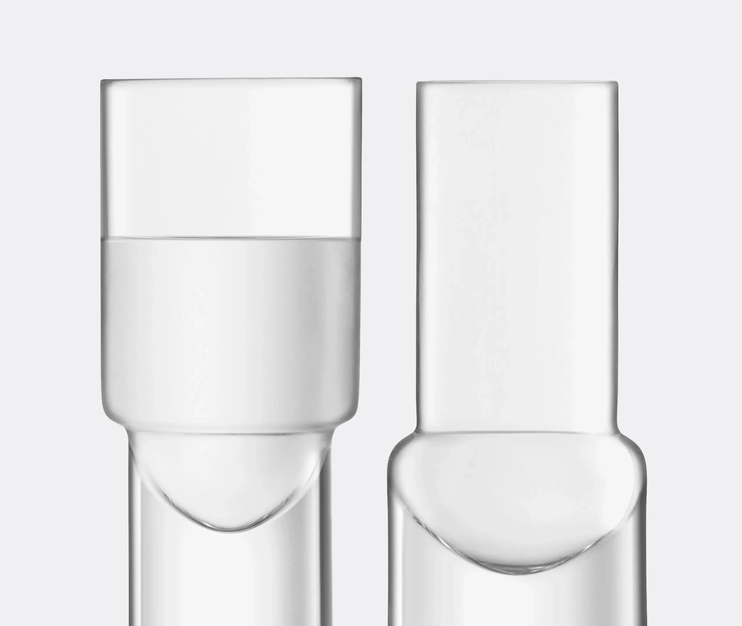 Vodka Set of 2 Shot Glasses - Clear Glass alternate view