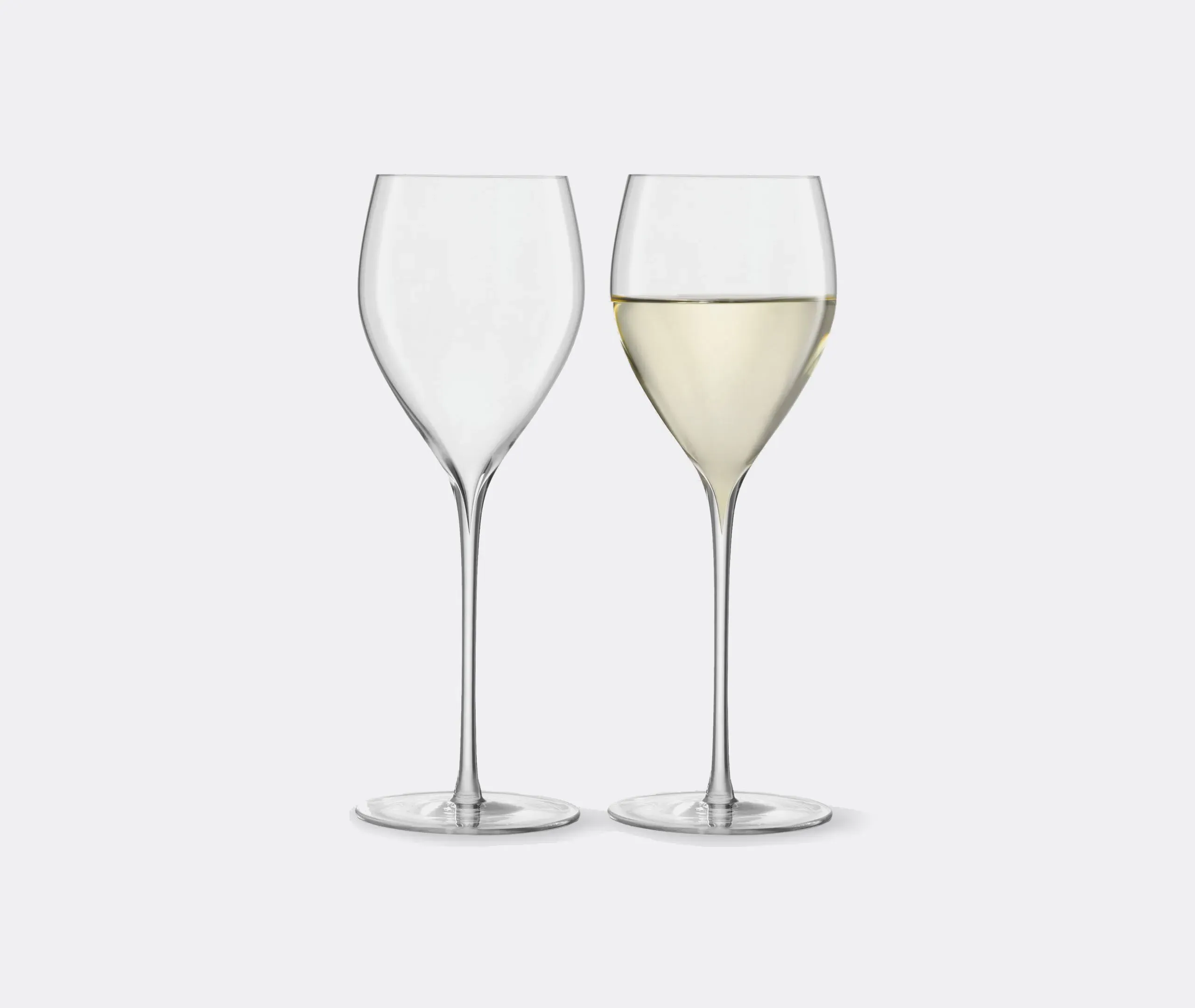 White Wine Glass Set of 2 - Clear, Glass