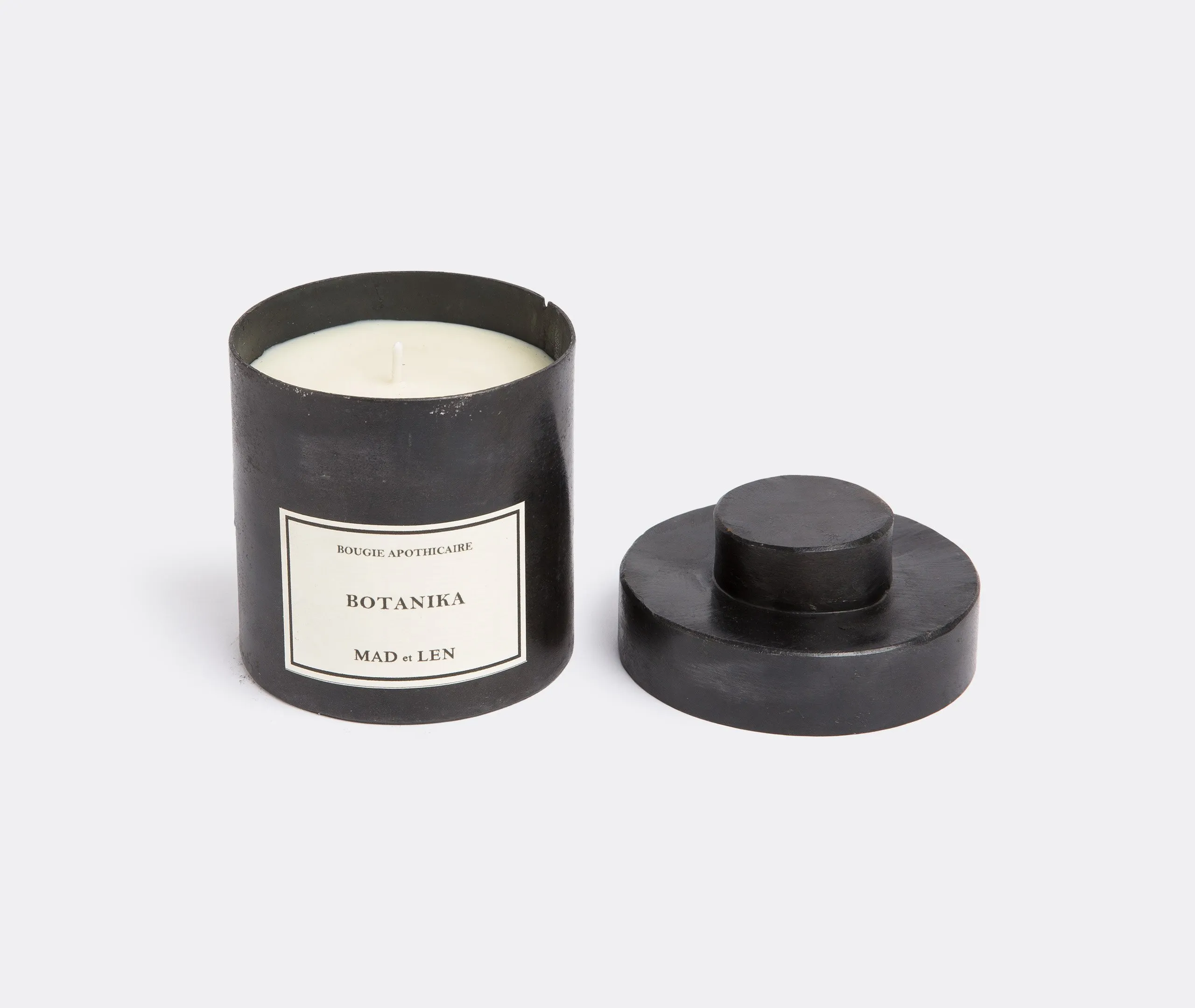 Botanika Scented Candle - Black, Natural Wax