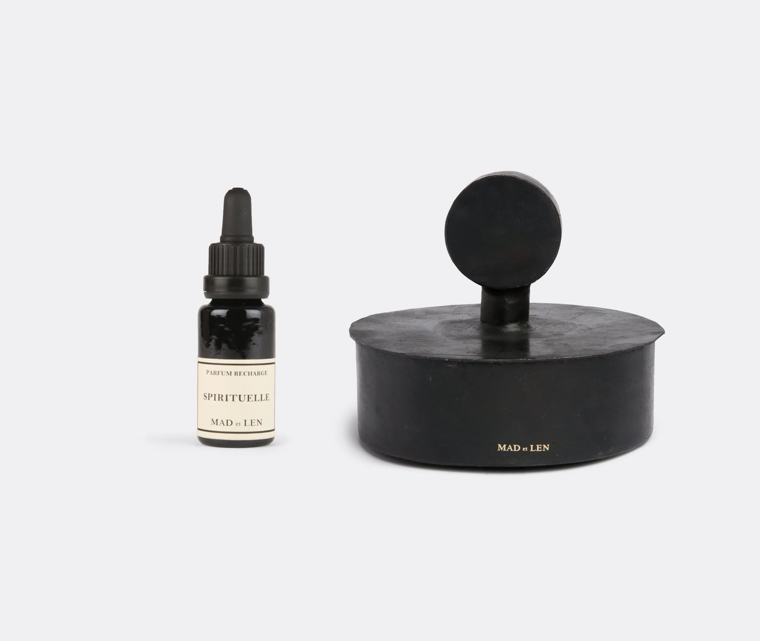 Cristaux Large Pot Pourri Totem, Spirituelle - Black, Iron