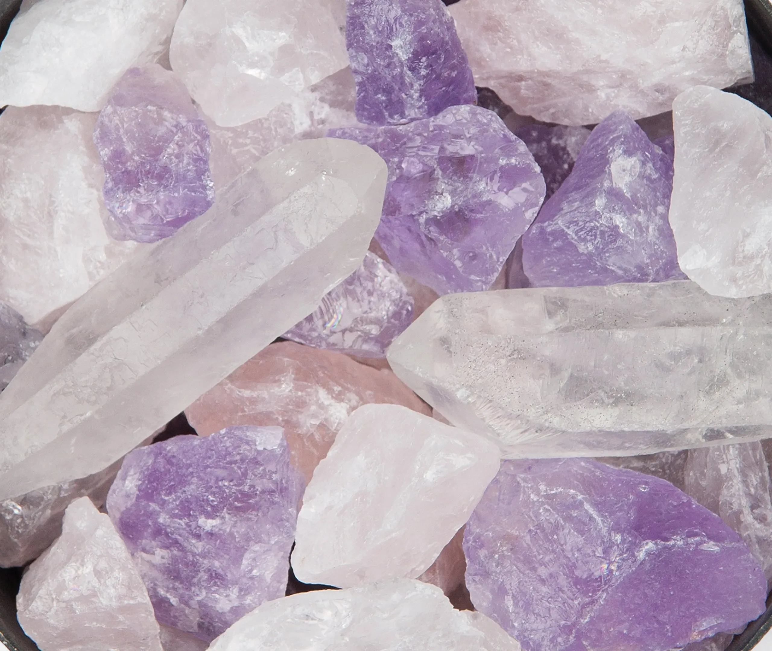 Cristaux Large Pot Pourri Totem, Spirituelle - Black, Iron