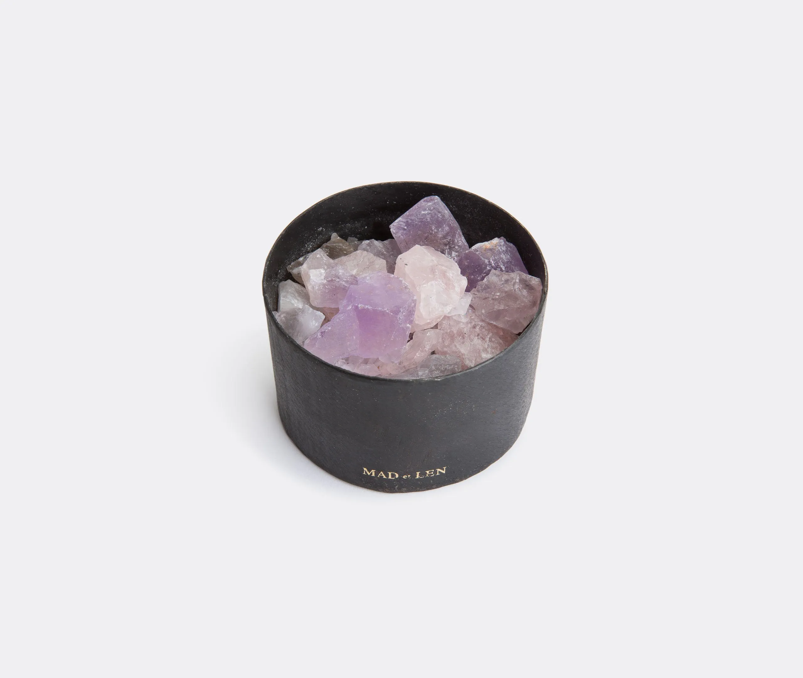 Cristaux Small Pot Pourri Totem, Spirituelle - Black, Iron