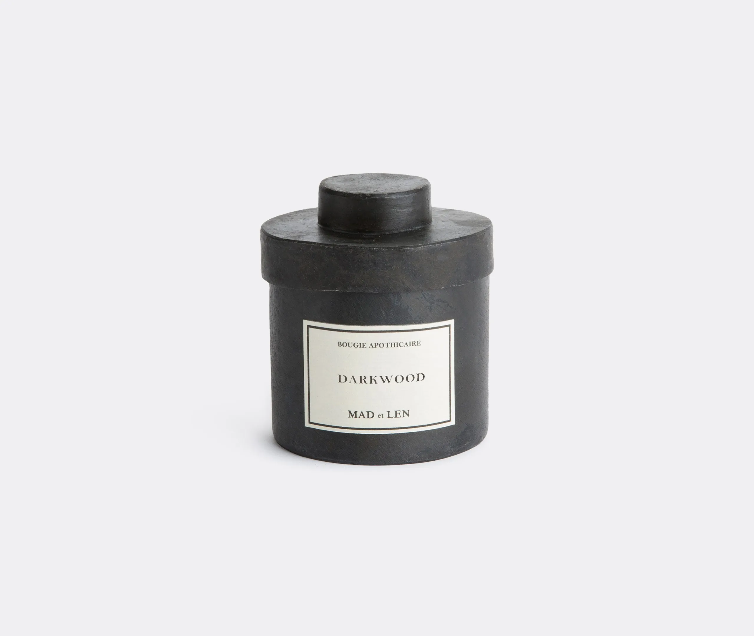 Darkwood Scented Candle - Black, Natural Wax